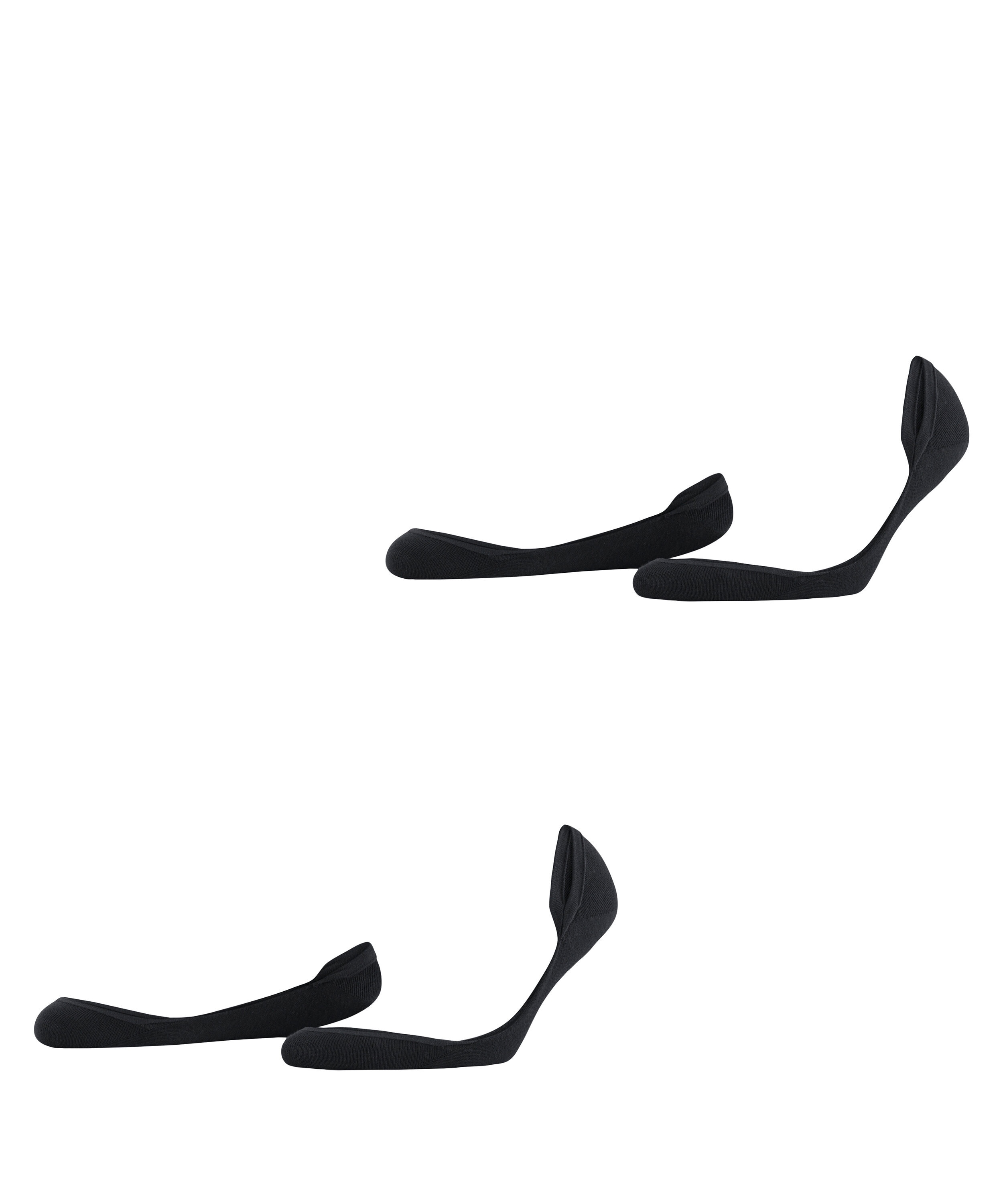 Esprit Füßlinge "Solid Low" 2 Paar, elegant, verstärkt und aus weicher Baumwolle, dünn, Anti-Slip