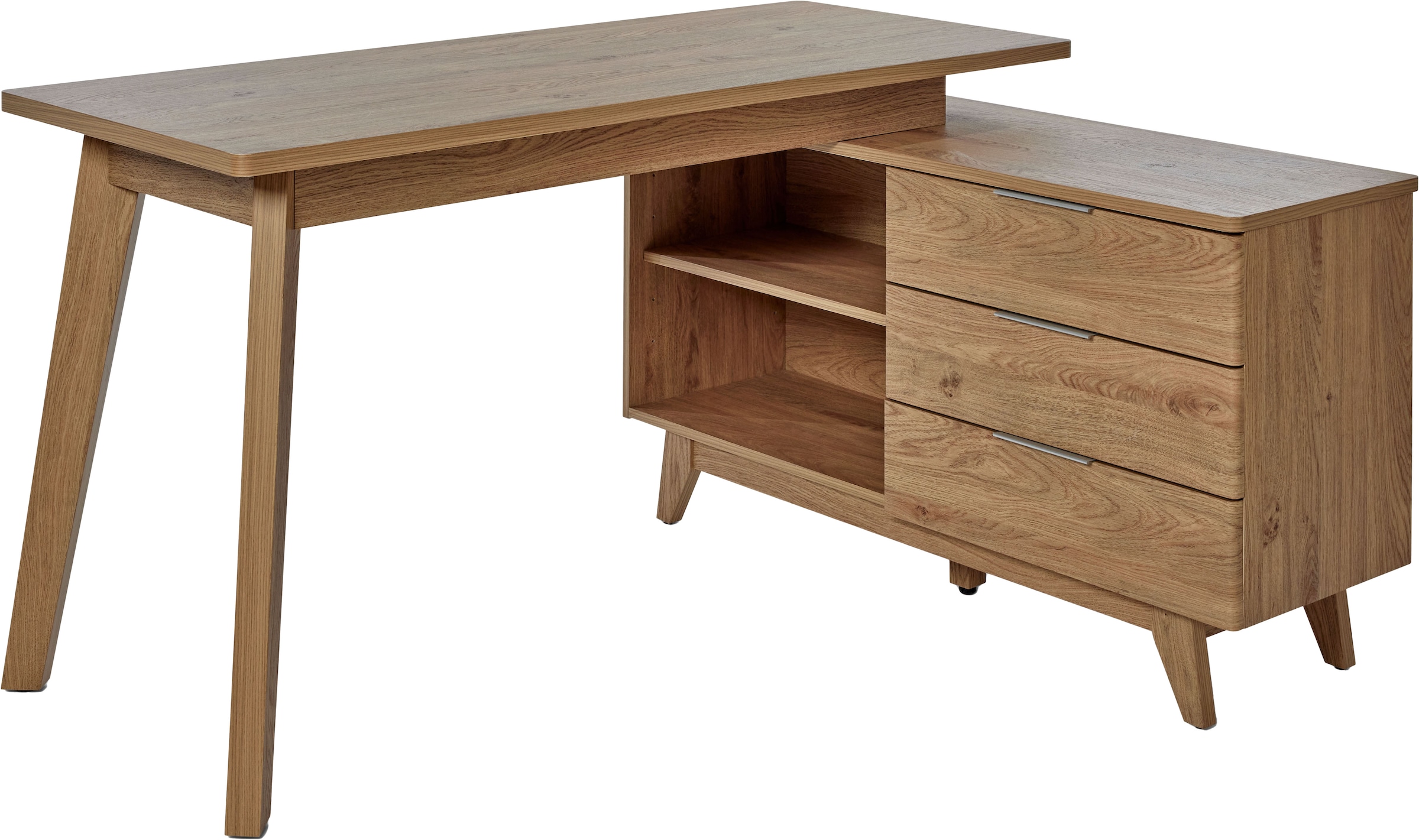 Jahnke Eckschreibtisch "LIBRE D 240 E" 1 Stk. tlg. wechselseitig montierbar günstig online kaufen