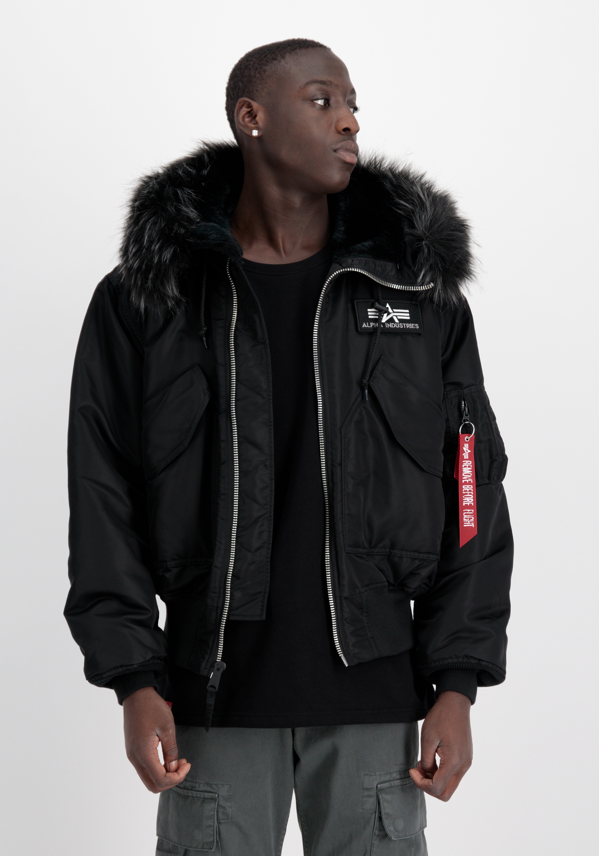 Alpha Industries Winterjacke »Alpha Industries Men - Bomber Jackets 45/P Hooded«