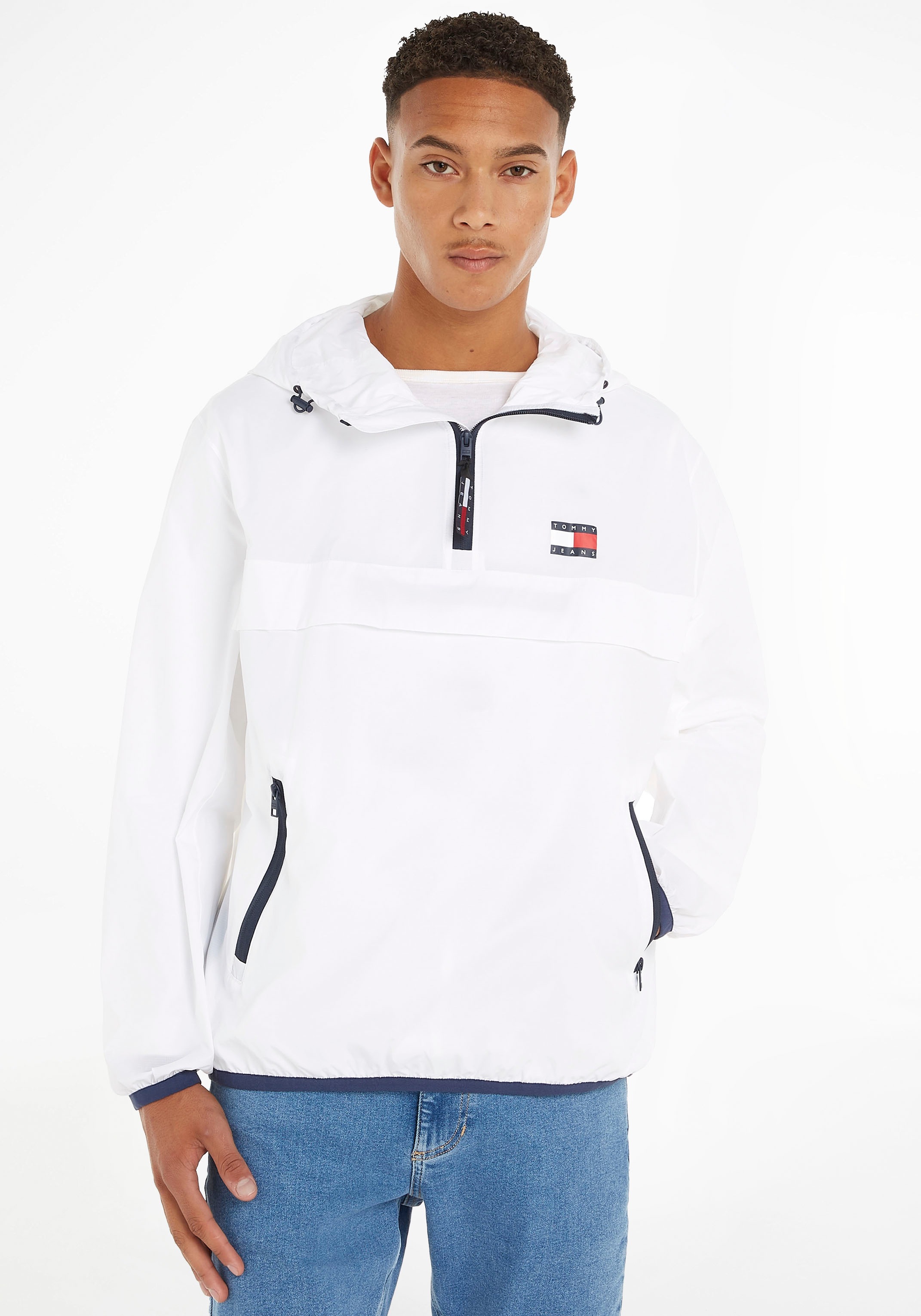 Tommy Jeans Windbreaker »TJM PCKABLE TECH CHICAGO POPOVER«, mit Kapuze, mit... kaufen