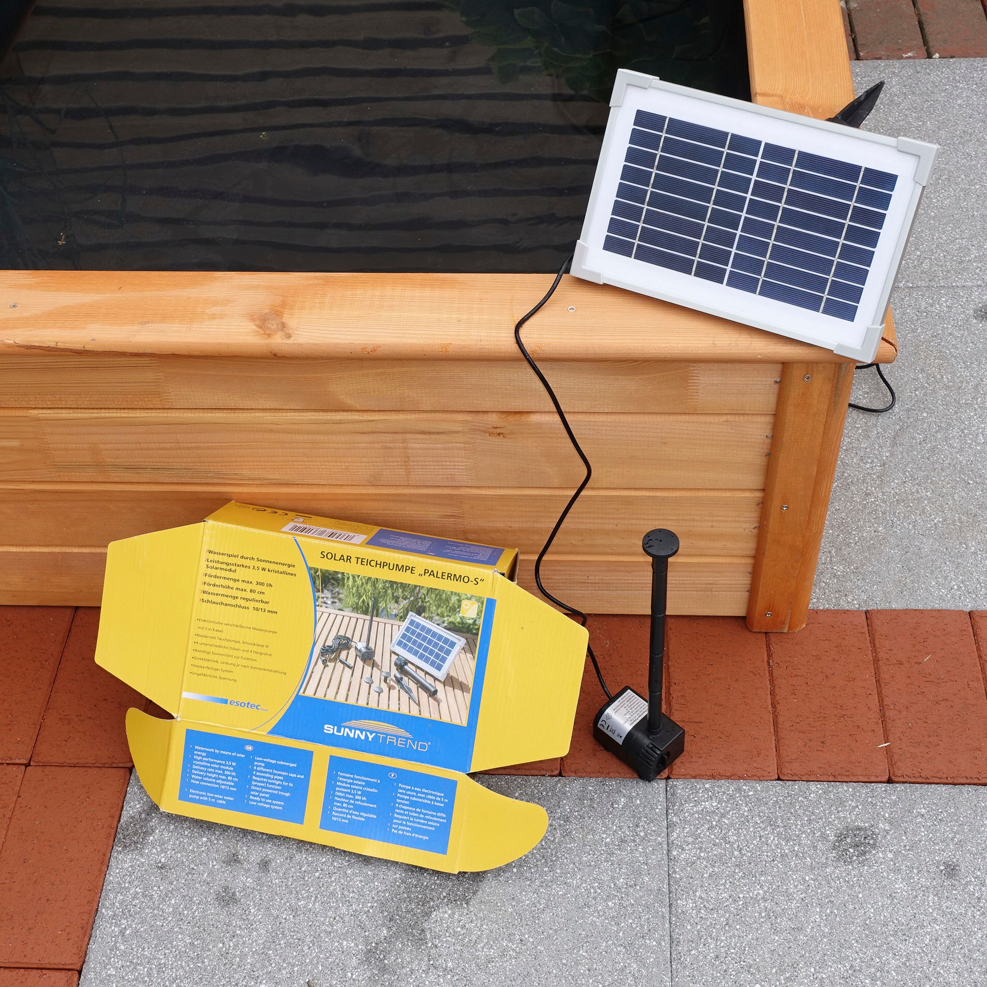 promadino Dekoratyvinis tvenkinys (Set) ir Solar...