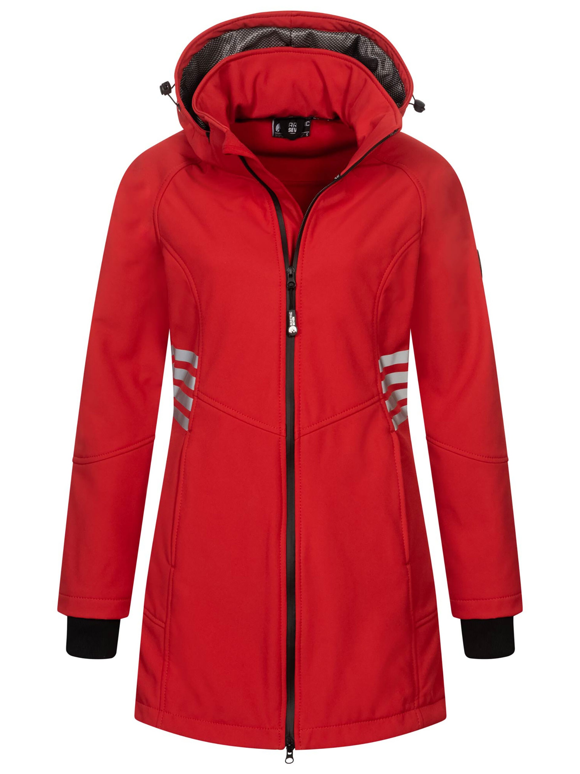 Arctic Seven Softshelljacke "ASGiuliana", mit abnehmbarer Kapuze