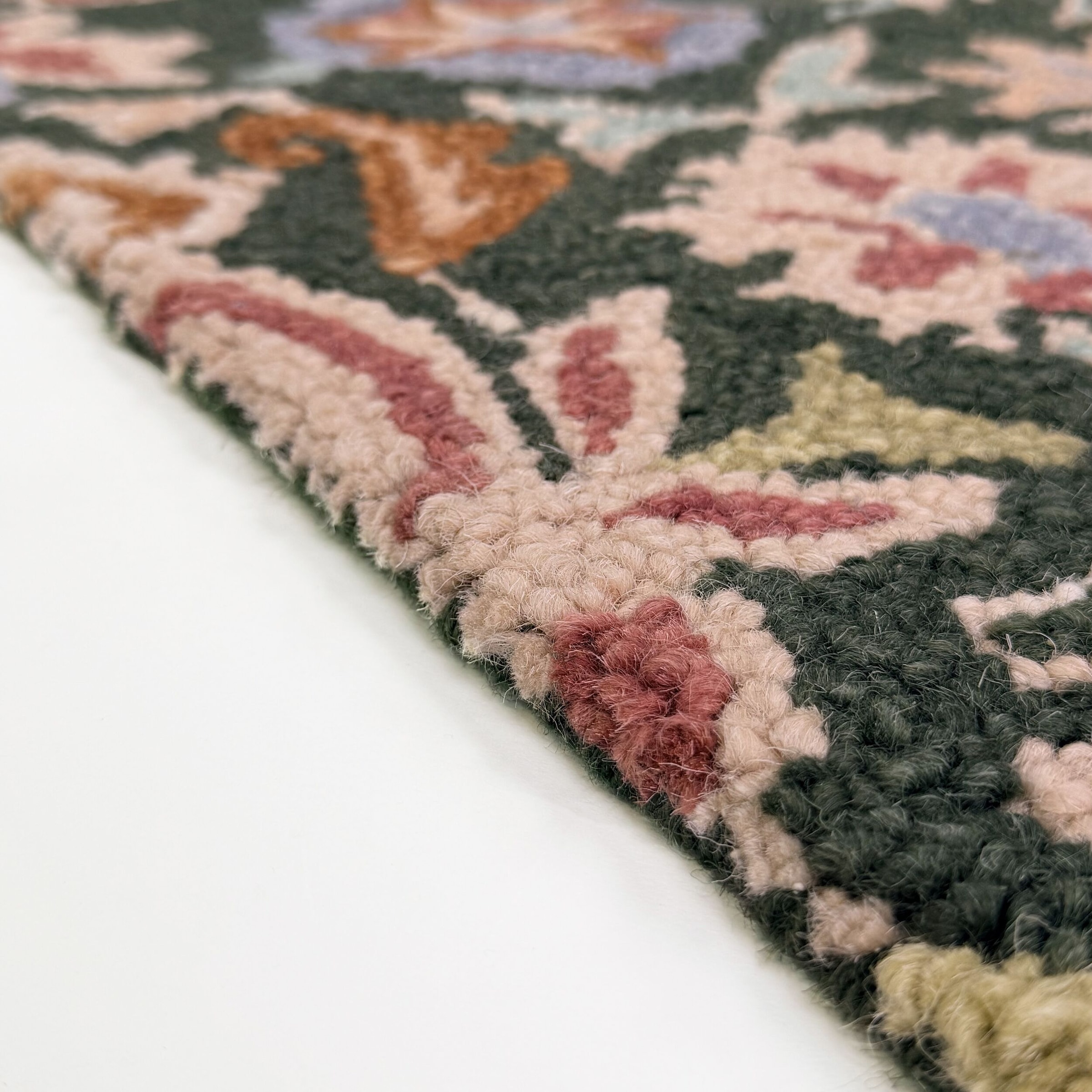 FLAIR RUGS Wollteppich »ANGELINA« rechteckig 8 mm Höhe Florales Muster, 100% Wolle