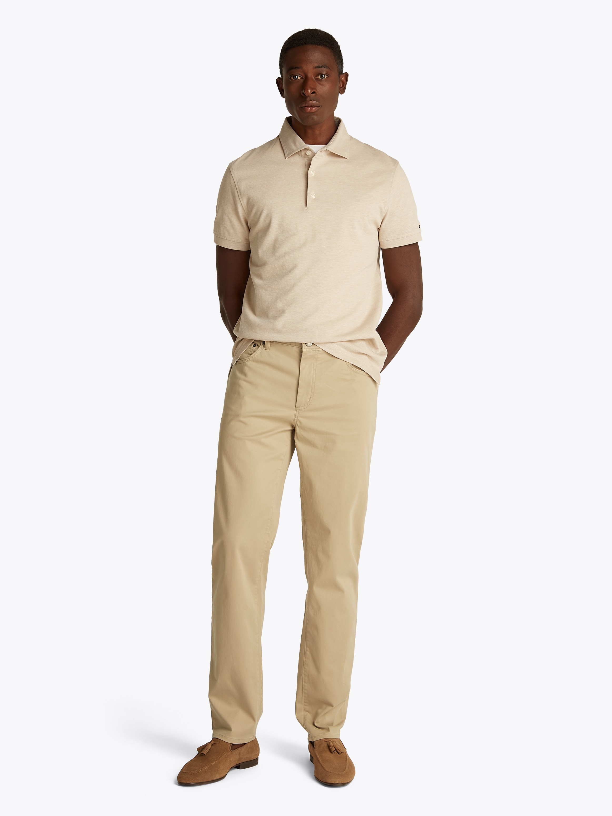 Tommy Hilfiger Stoffhose »DENTON 5PKT COTTON SATIN«
