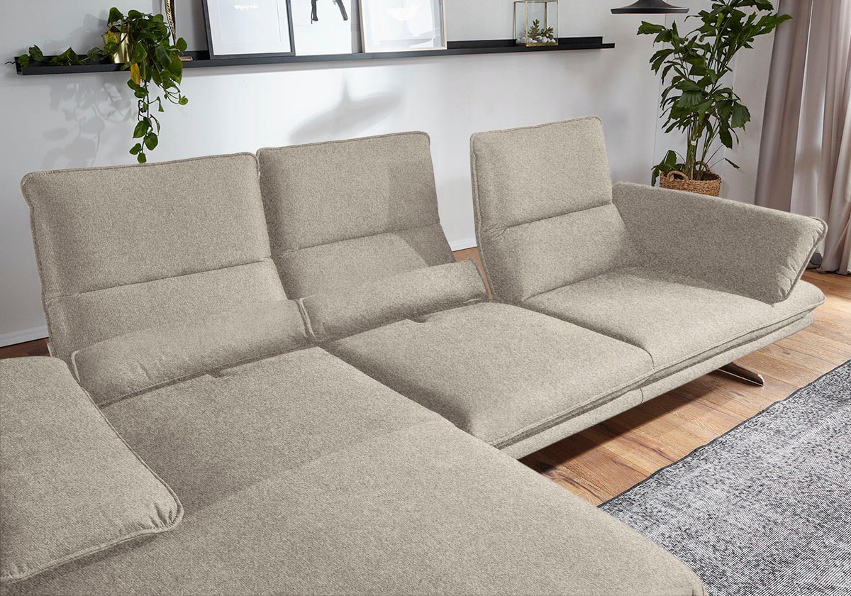 W.SCHILLIG Ecksofa "broadway, Designsofa mit tollem Sitzkomfort, L-Form", S günstig online kaufen