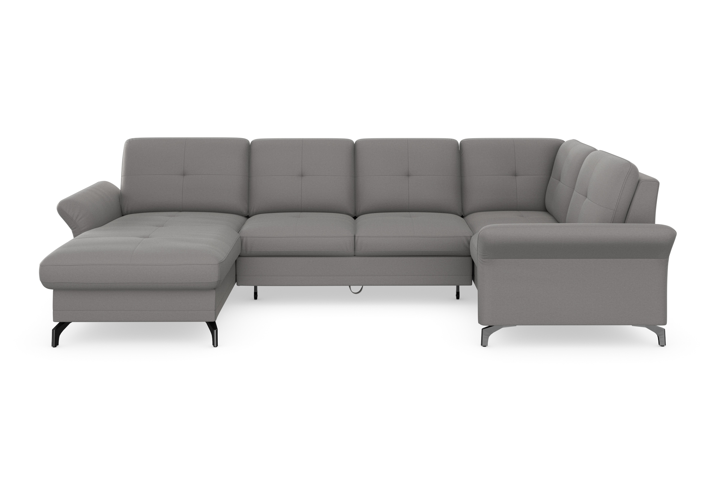 Home affaire Wohnlandschaft "Calando U-Form" wahlweise mit Bettfunktion, Be günstig online kaufen