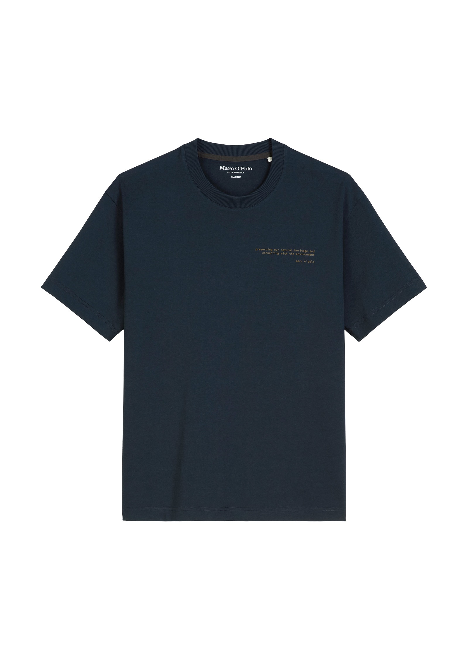 Marc O'Polo T-Shirt »mit Natur-Rückenprint«