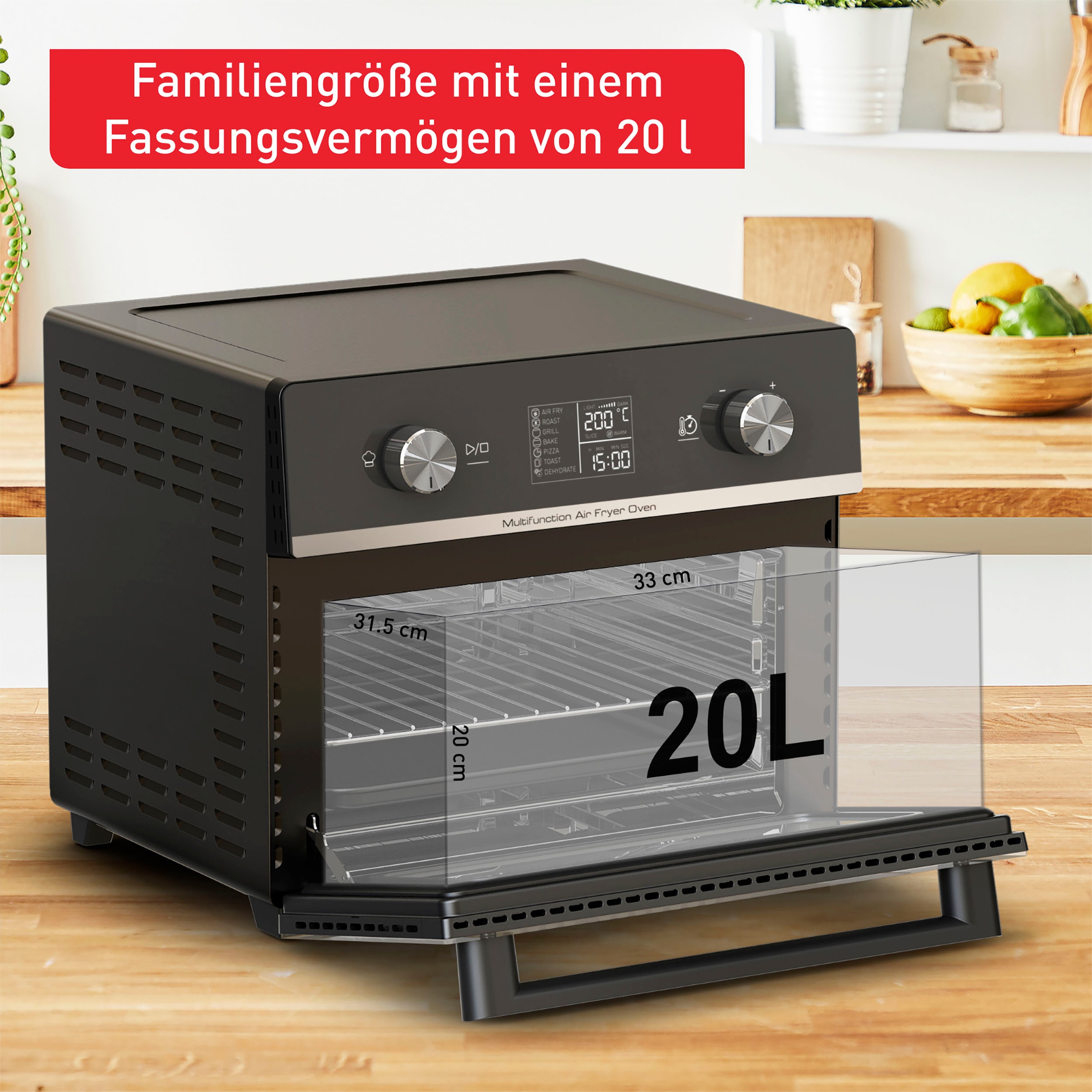 Tefal Heißluftfritteuse »FW6058 Multifunction Air Oven 1800 | Fryer Multifunktionsofen«, W BAUR und