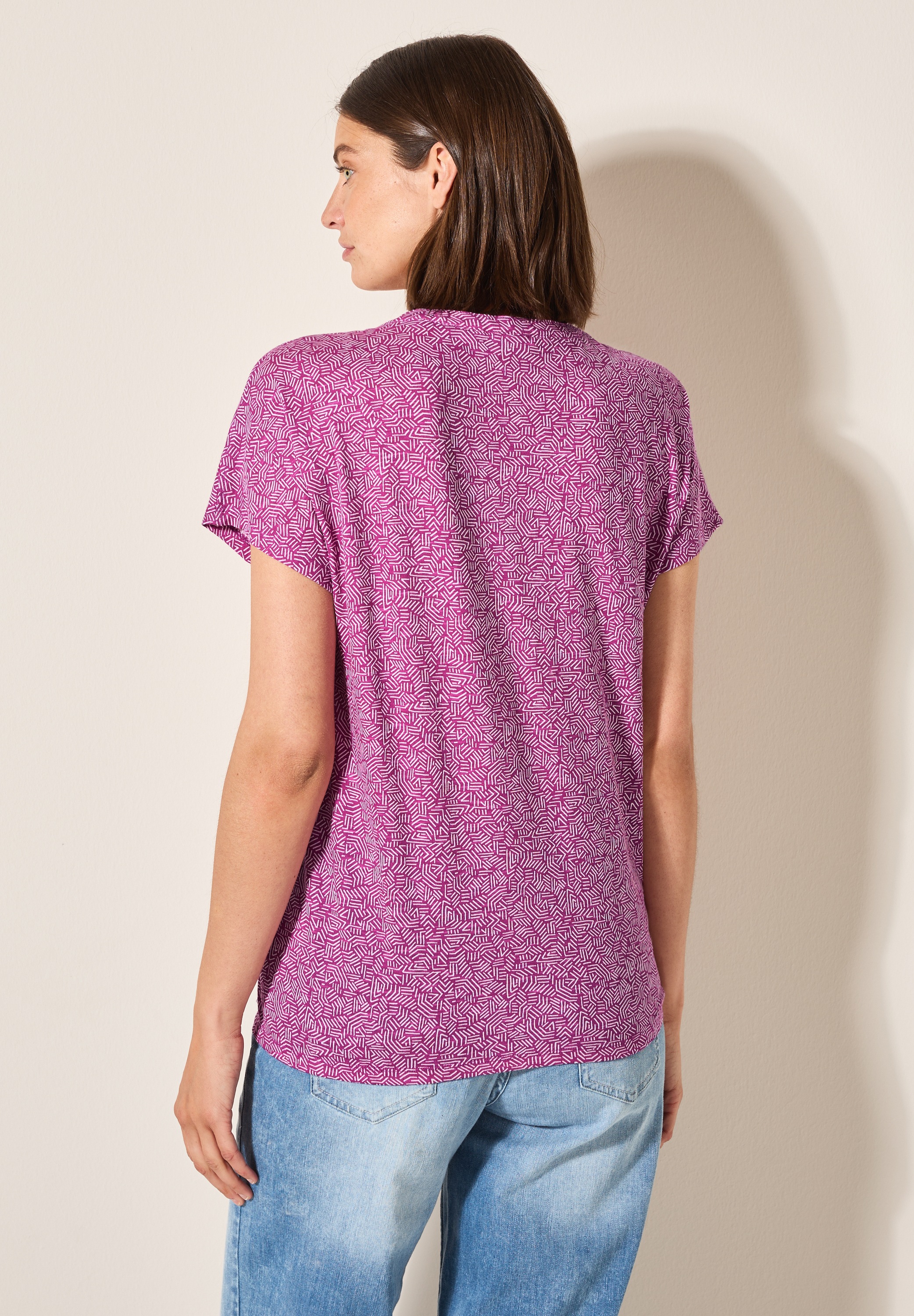 Cecil T-Shirt, aus reiner Baumwolle