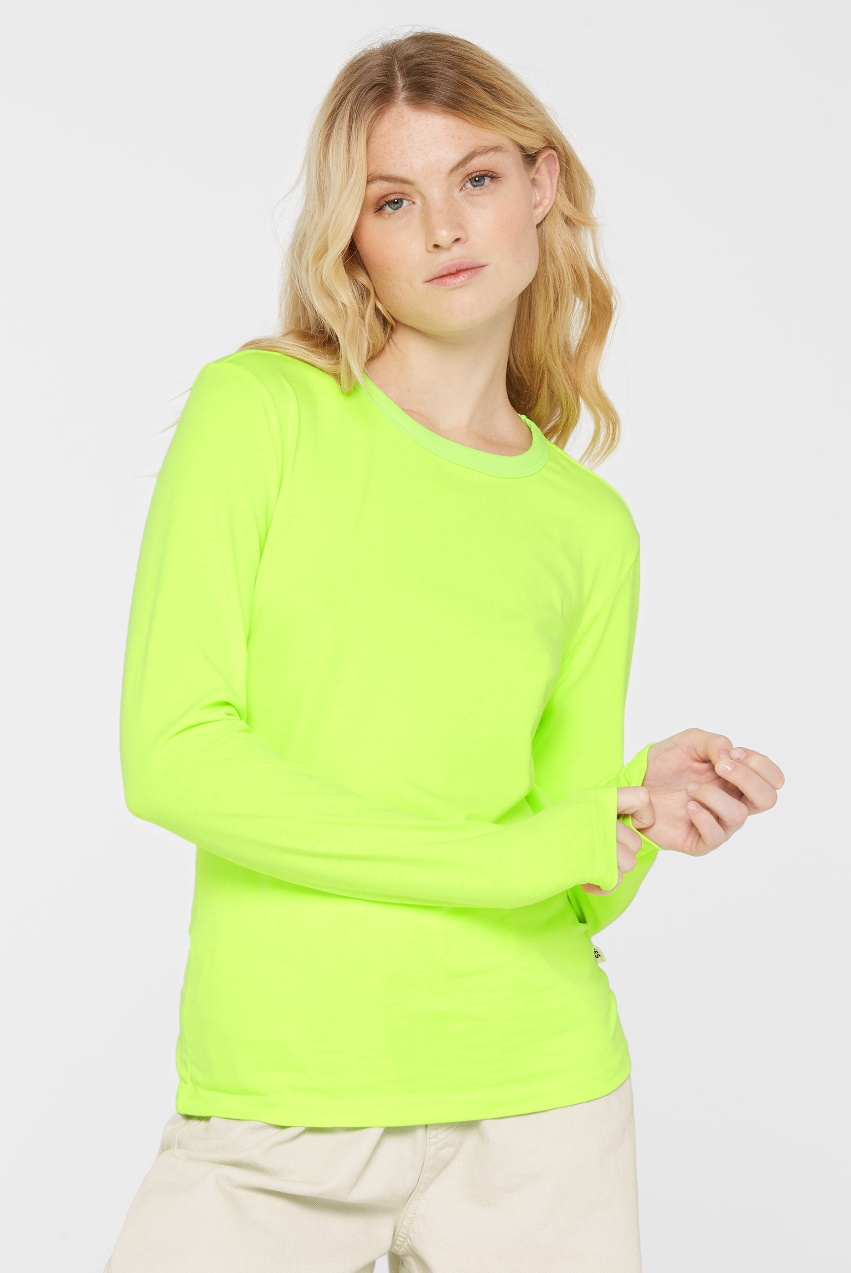 SENSES.THE LABEL Rundhalsshirt mit Baumwolle