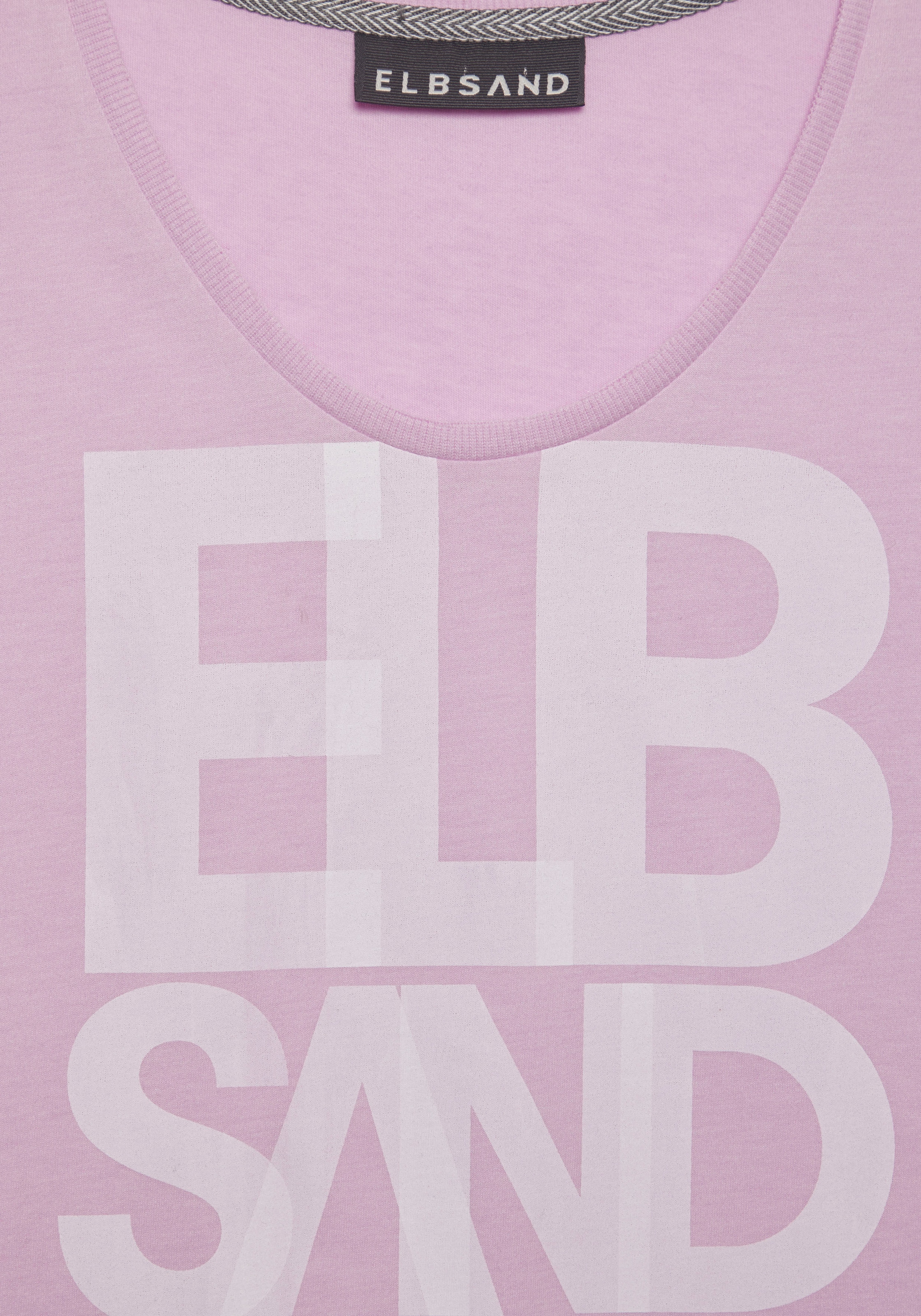 Elbsand T-Shirt »Eldis«, mit Logodruck, Kurzarmshirt aus Baumwoll-Mix, sportlich-casual