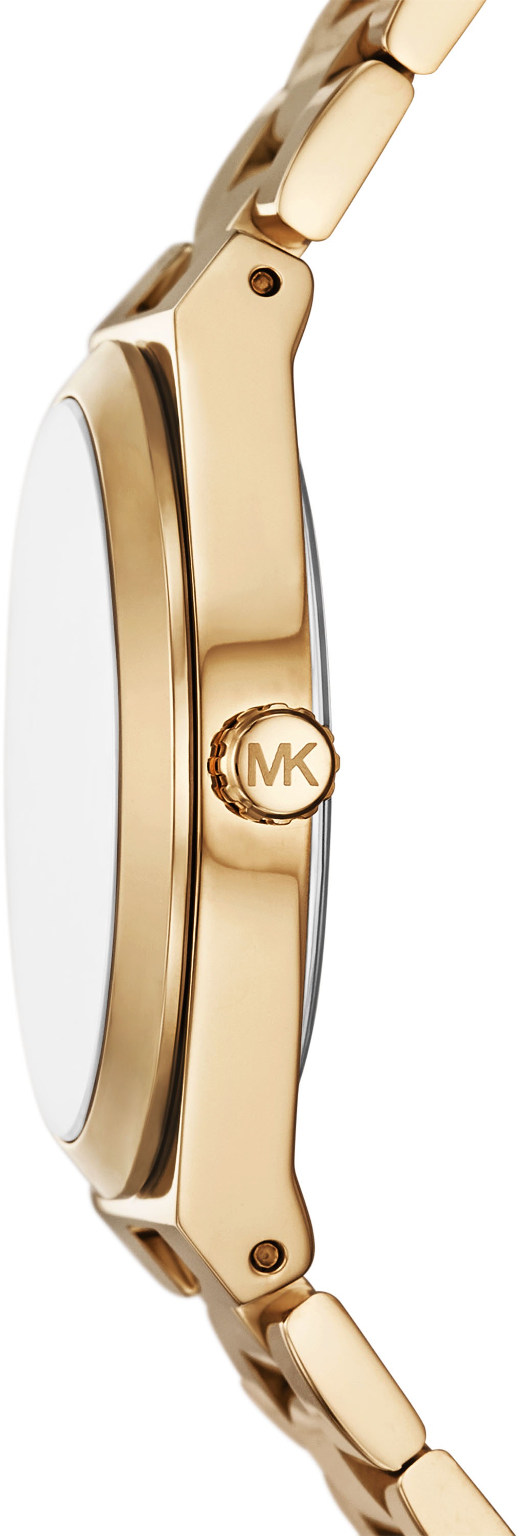 MICHAEL KORS Quarzuhr »LENNOX«, Armbanduhr, Damenuhr, Edelstahlarmband, analog