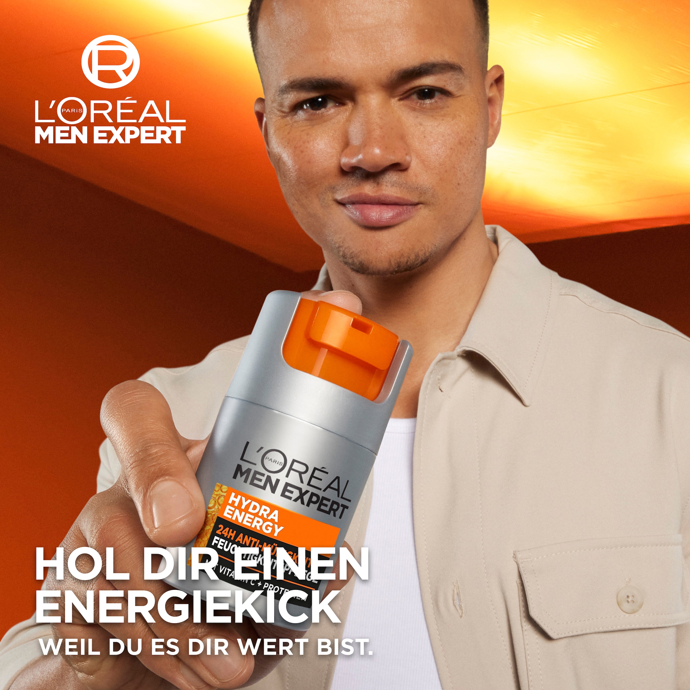 L'ORÉAL PARIS MEN EXPERT Pflege-Set »L'Oréal Men Expert Hydra Energy Energy Bag«, (Set, 3 tlg.), mit hoher Wirksamkeit