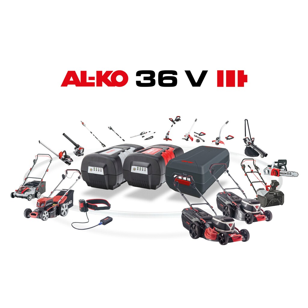 AL-KO Akkurasenmäher »36 V ENERGY FLEX 46.2 Li SP-W Comfort«, (Set), 46 cm Schnittbreite, inkl. 1 Akku und Ladegerät