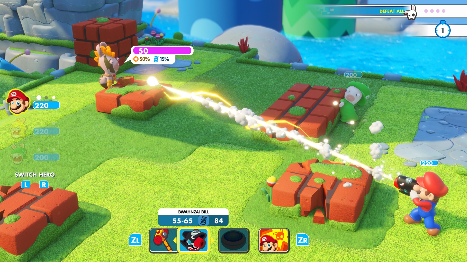 UBISOFT Spielesoftware »Mario & Rabbids Kingdom Battle«, Nintendo Switch
