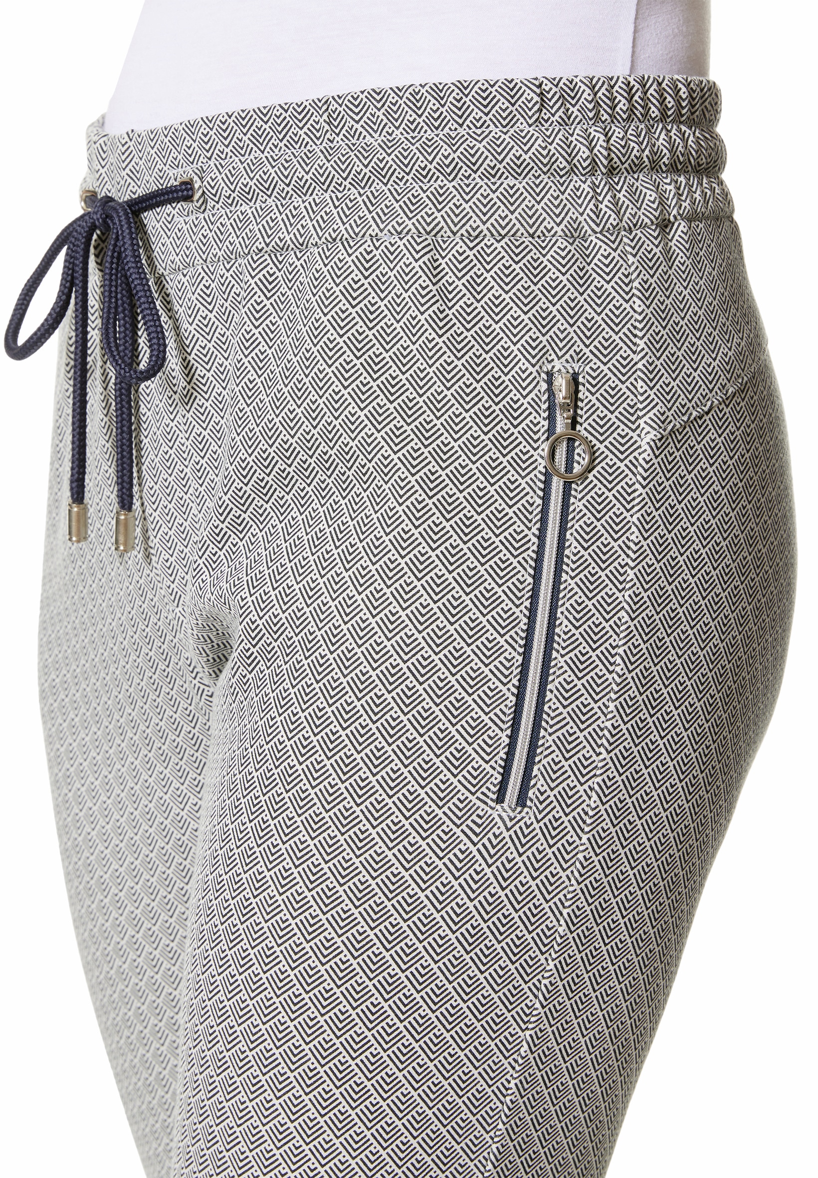 STOOKER WOMEN Jogg Pants »Berlin Print Easy Fit«, Tapered Fit Casual Stretch Mit Gummibund für Damen