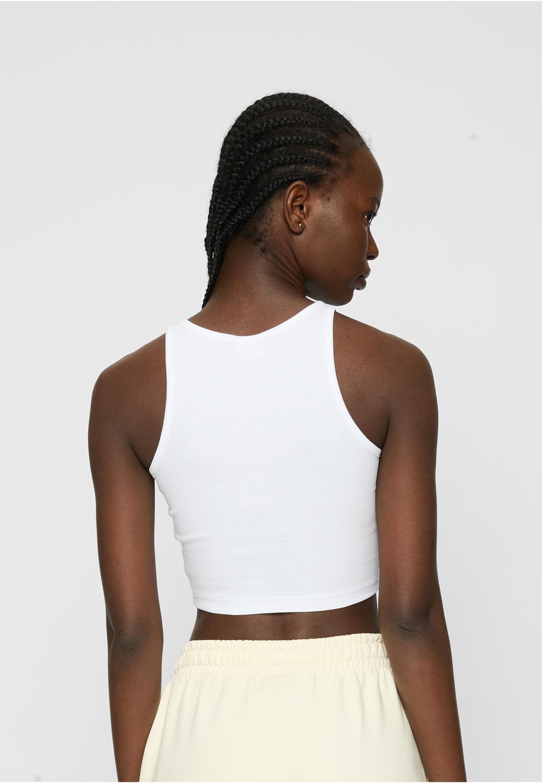 URBAN CLASSICS Muskelshirt »Urban Classics Ladies Organic Cropped Rib Top 2-Pack«, (1 tlg.)