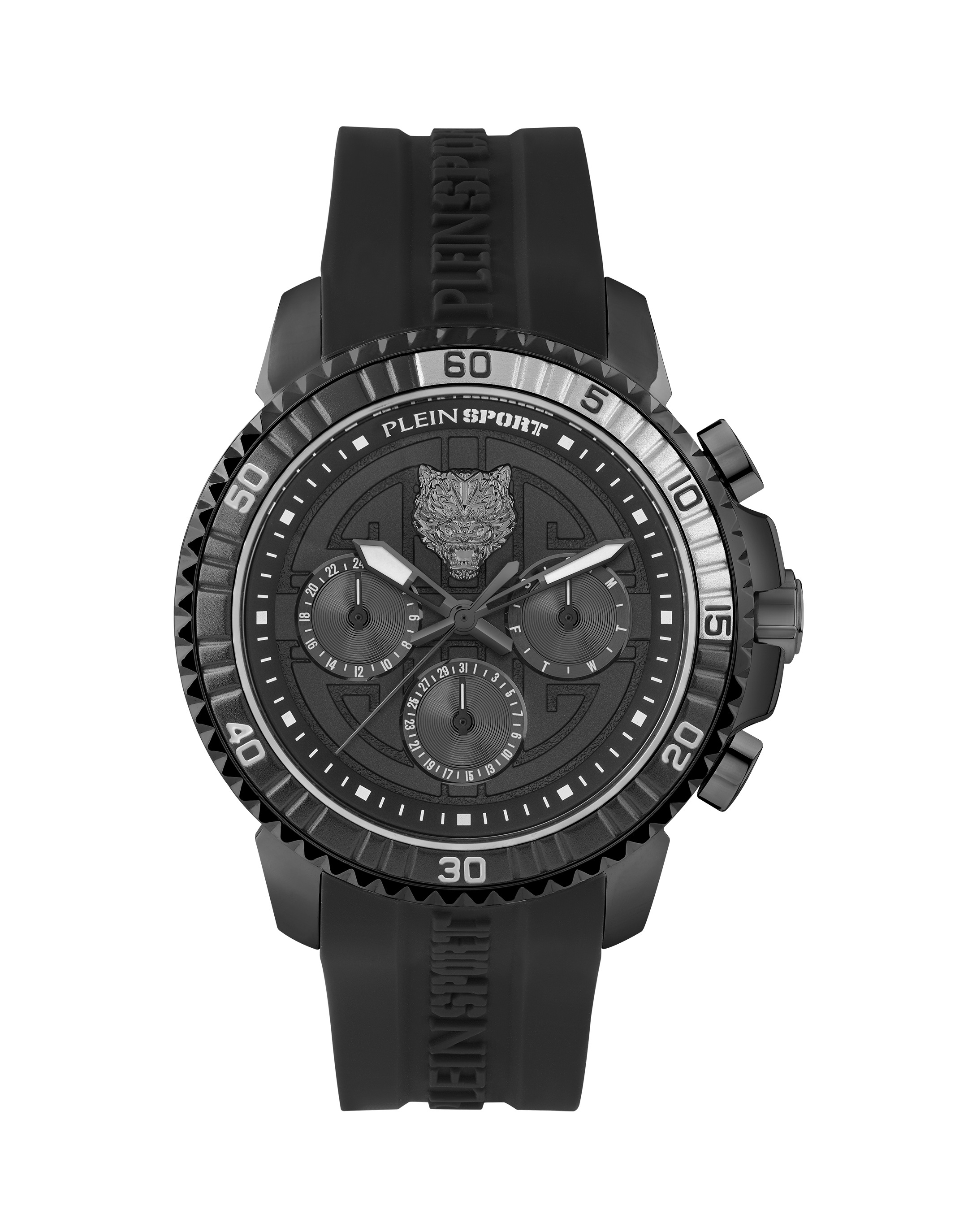 PLEIN SPORT Herren Luxusuhr "Powerlift", schwarz, Armbanduhren