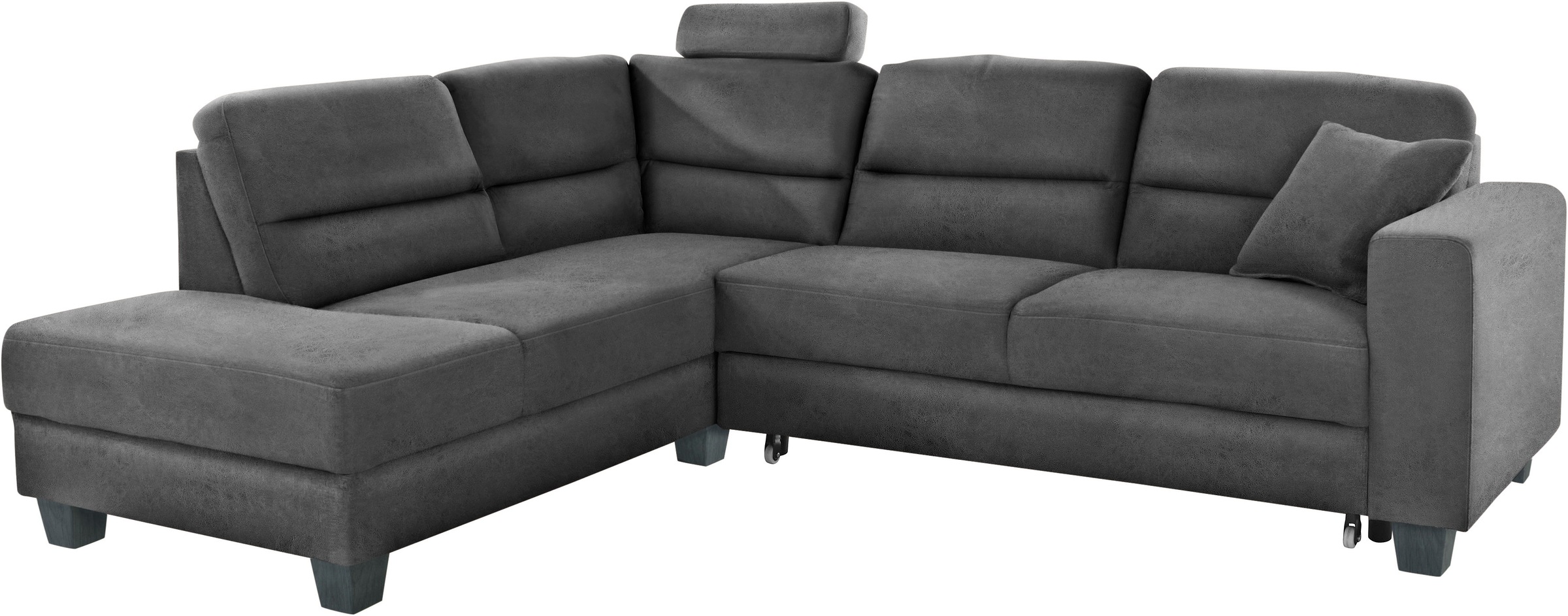 TRENDMANUFAKTUR Ecksofa »Chamber, L-Form«, inklusive einer Kopfstütze, wahlweise mit Schlaffunktion