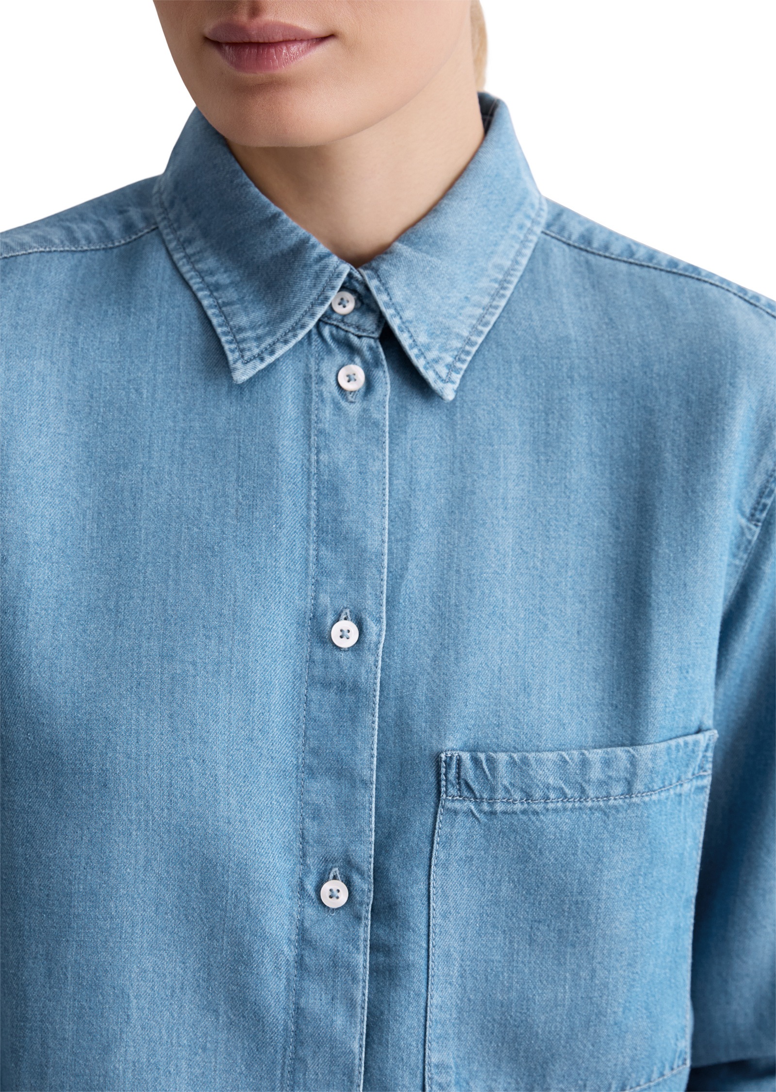 Marc O'Polo Langarmbluse »aus TENCEL™ Lyocell«