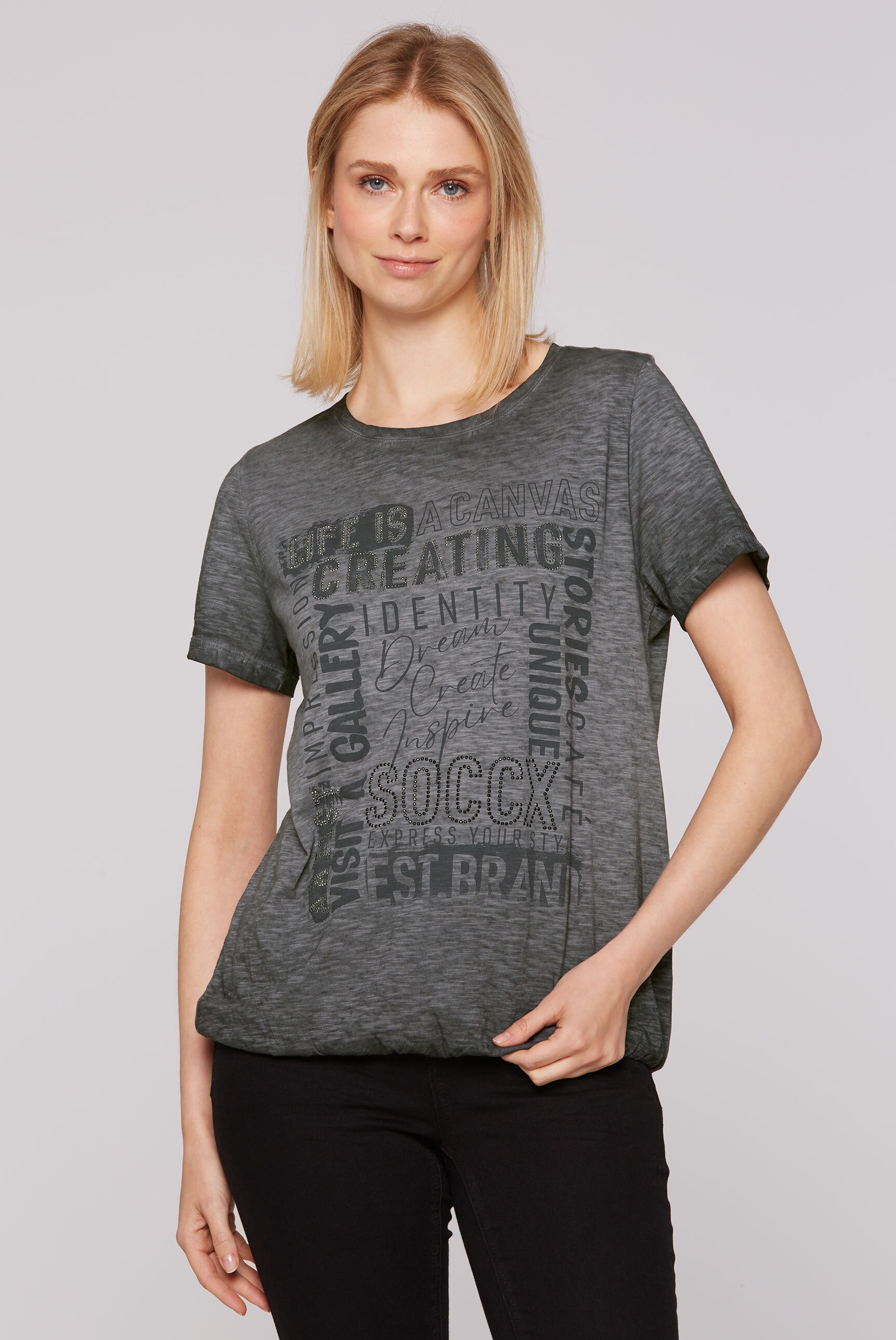 SOCCX Rundhalsshirt, aus Baumwolle günstig online kaufen