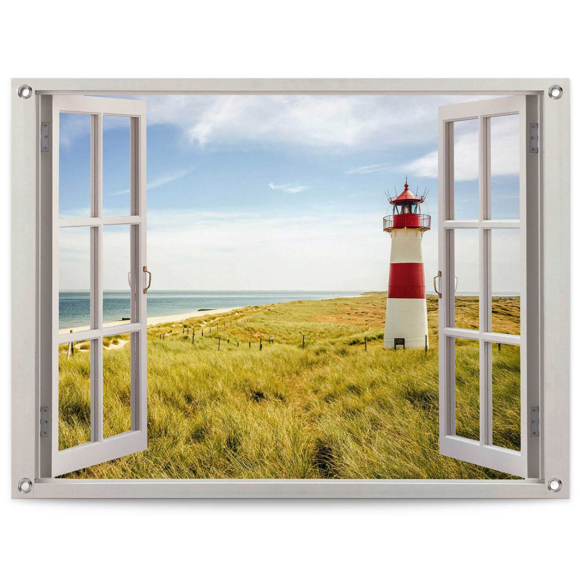 Reinders Poster "Leuchtturm-Ansicht", Outdoor für Garten oder Balkon günstig online kaufen