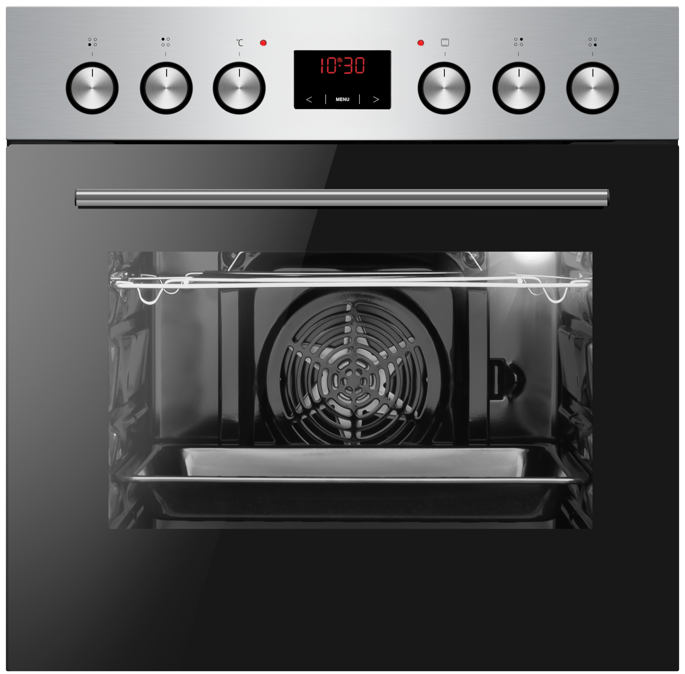 Amica Induktions Herd-Set »EHI 935 333 E« Steam Clean Backofen;Induktionskochfeld, 1 Stk. tlg. Alles im Griff: Timer, klare Sicht, schnell sauber