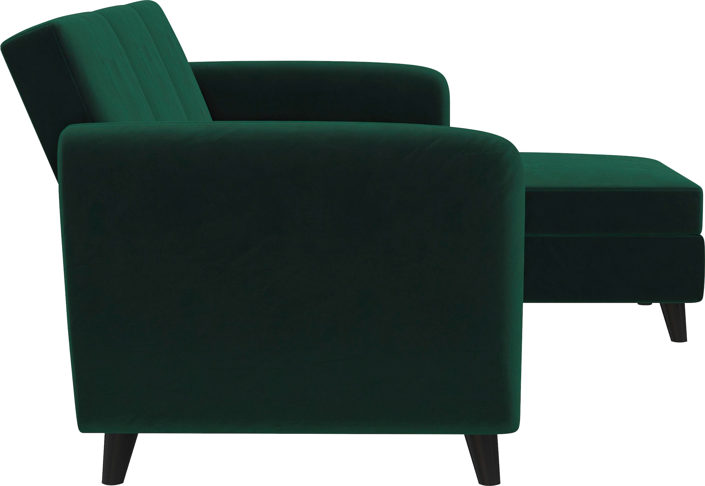 Dorel Home Ecksofa »Perry, L-Form,«, Rückenlehne, verschiedene Farbvarianten, Sitzhöhe 43 cm, Breite 219 cm