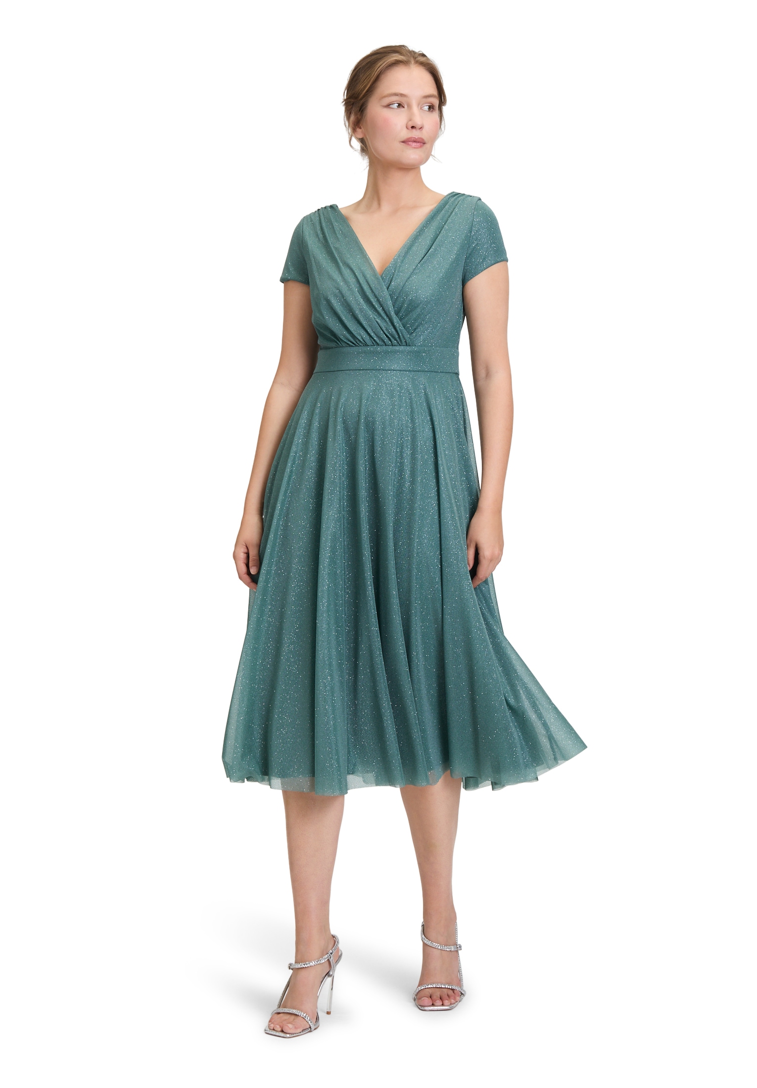 Vera Mont Cocktailkleid "Vera Mont Cocktailkleid im Glitzer-Look", Stoff günstig online kaufen
