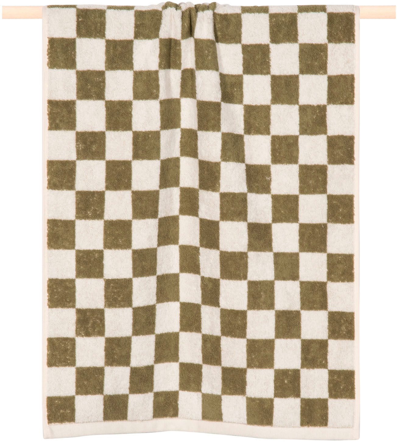 PAD Duschtuch "CHESS, 70x140 cm" Made in Europe, 100% Baumwolle, modernes Karo Design