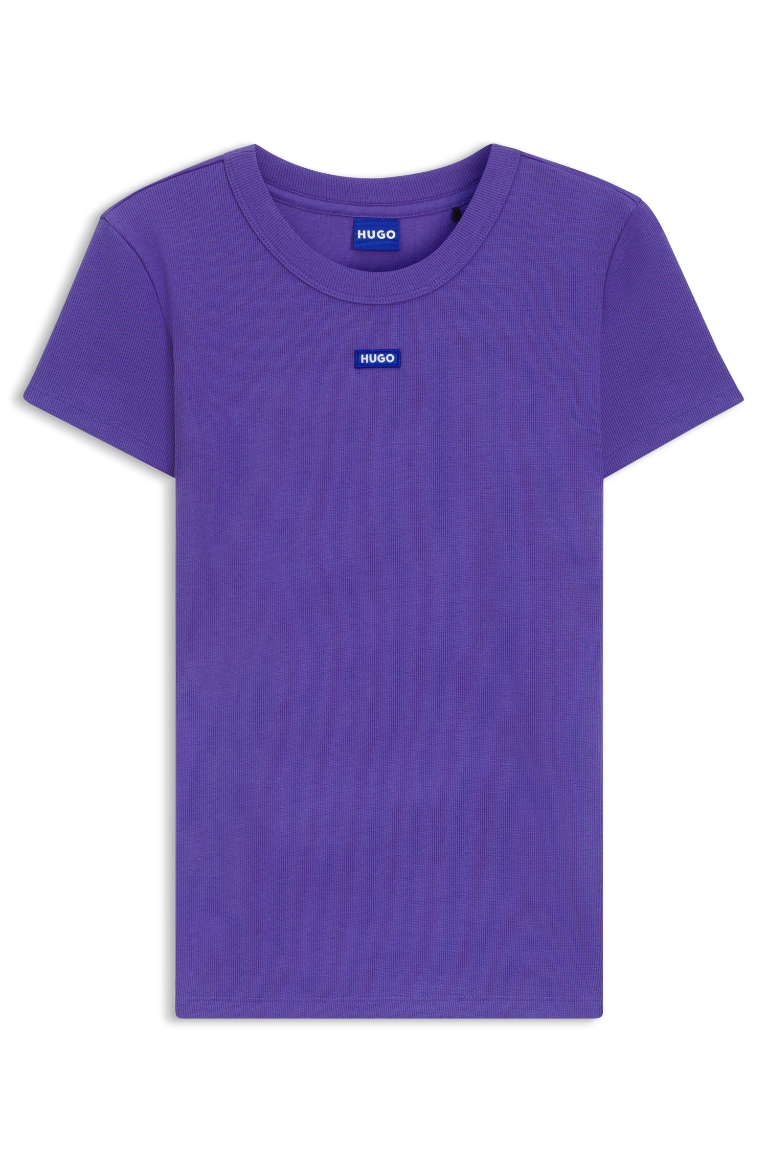 HUGO Blue T-Shirt »Easy Tee«, mit HUGO Aufnäher