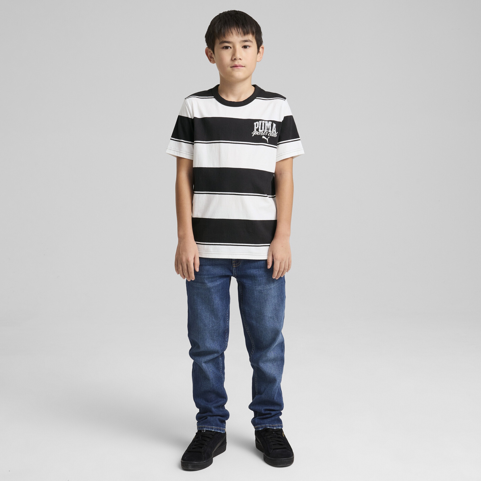PUMA T-Shirt »PUMA Class Gestreiftes T-Shirt Jungen«