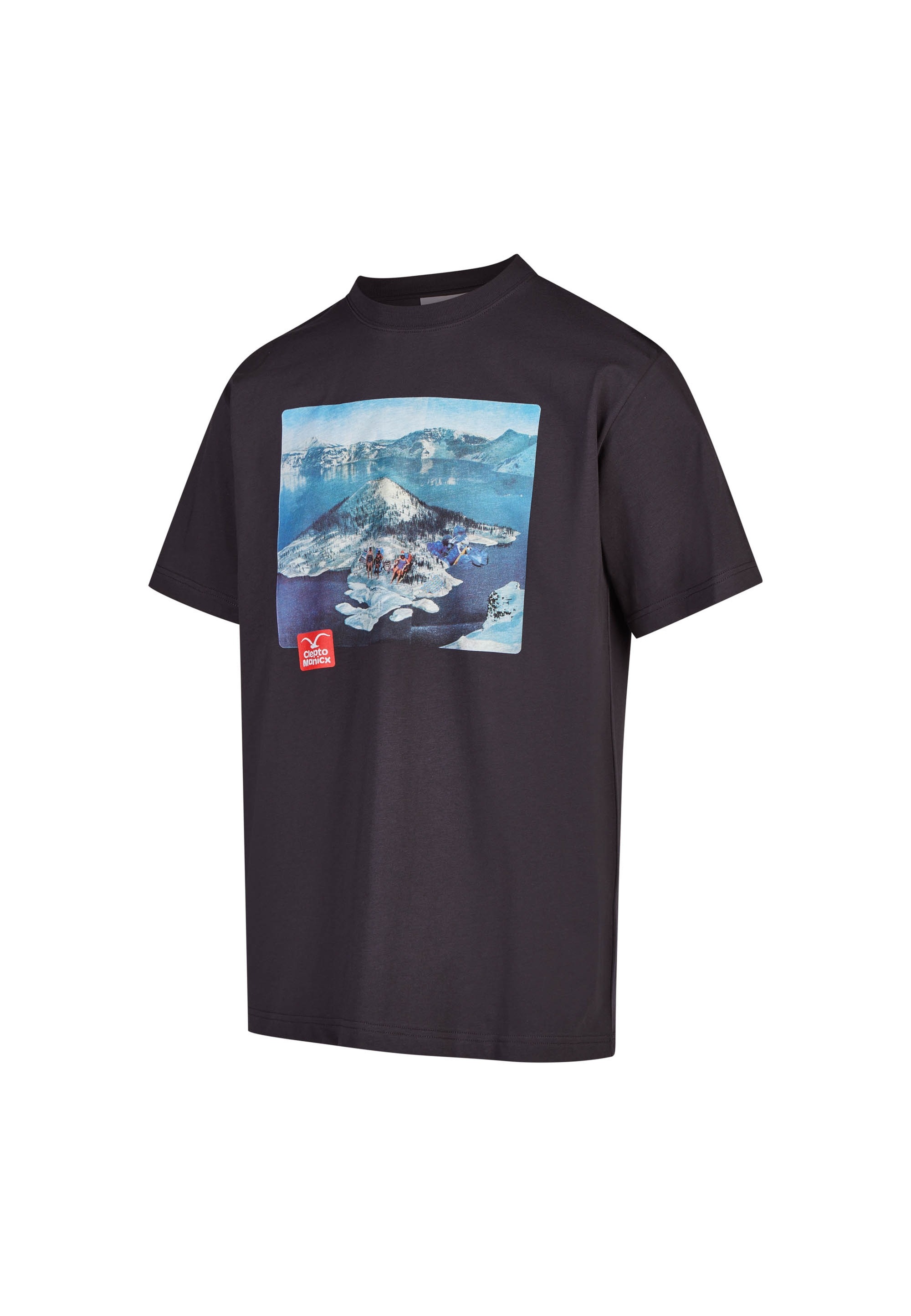 Cleptomanicx T-Shirt »New Holiday« mit großem Front-Print
