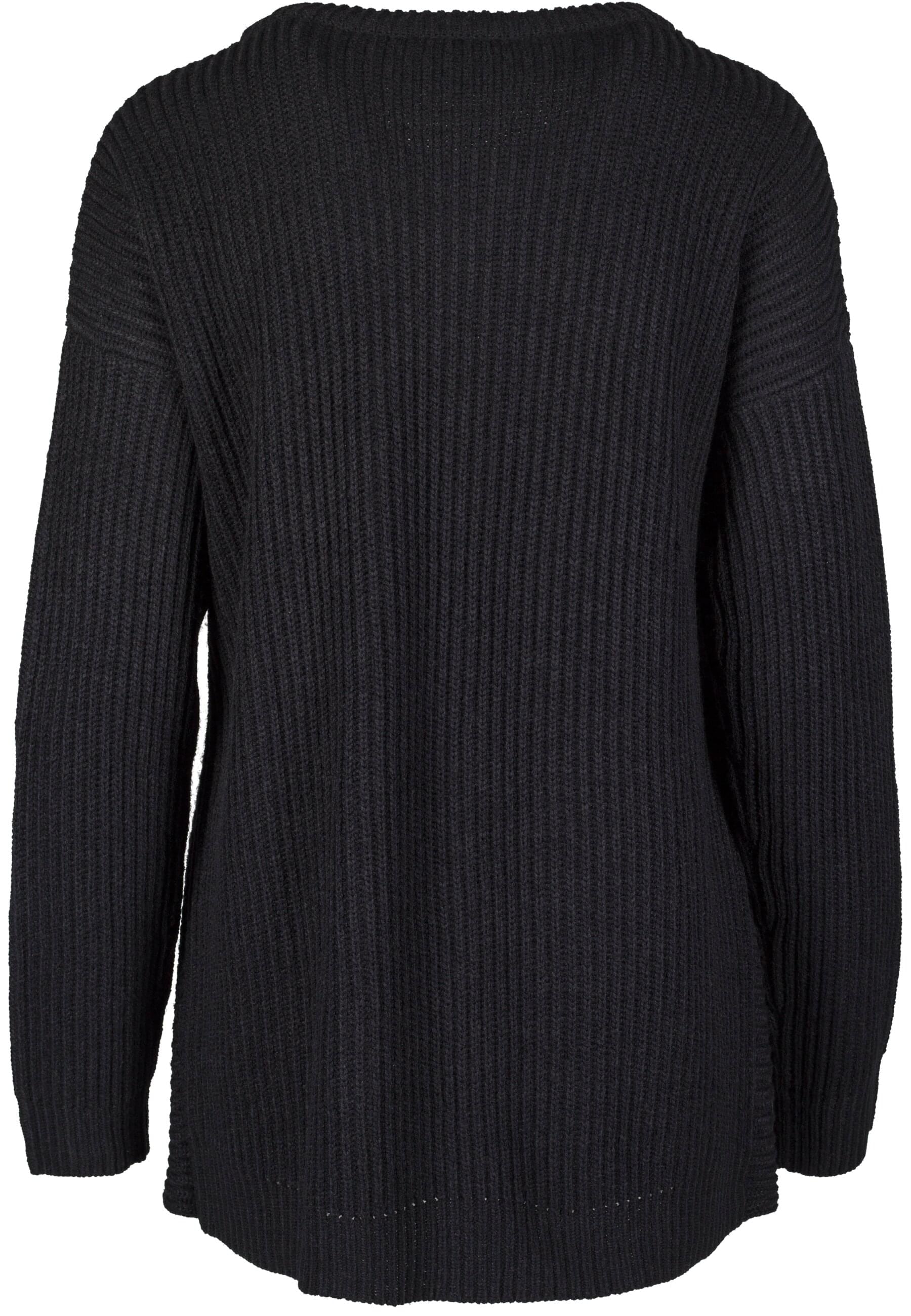 URBAN CLASSICS Rundhalspullover »Urban Classics Damen Ladies Wrapped Sweater«, (1 tlg.)