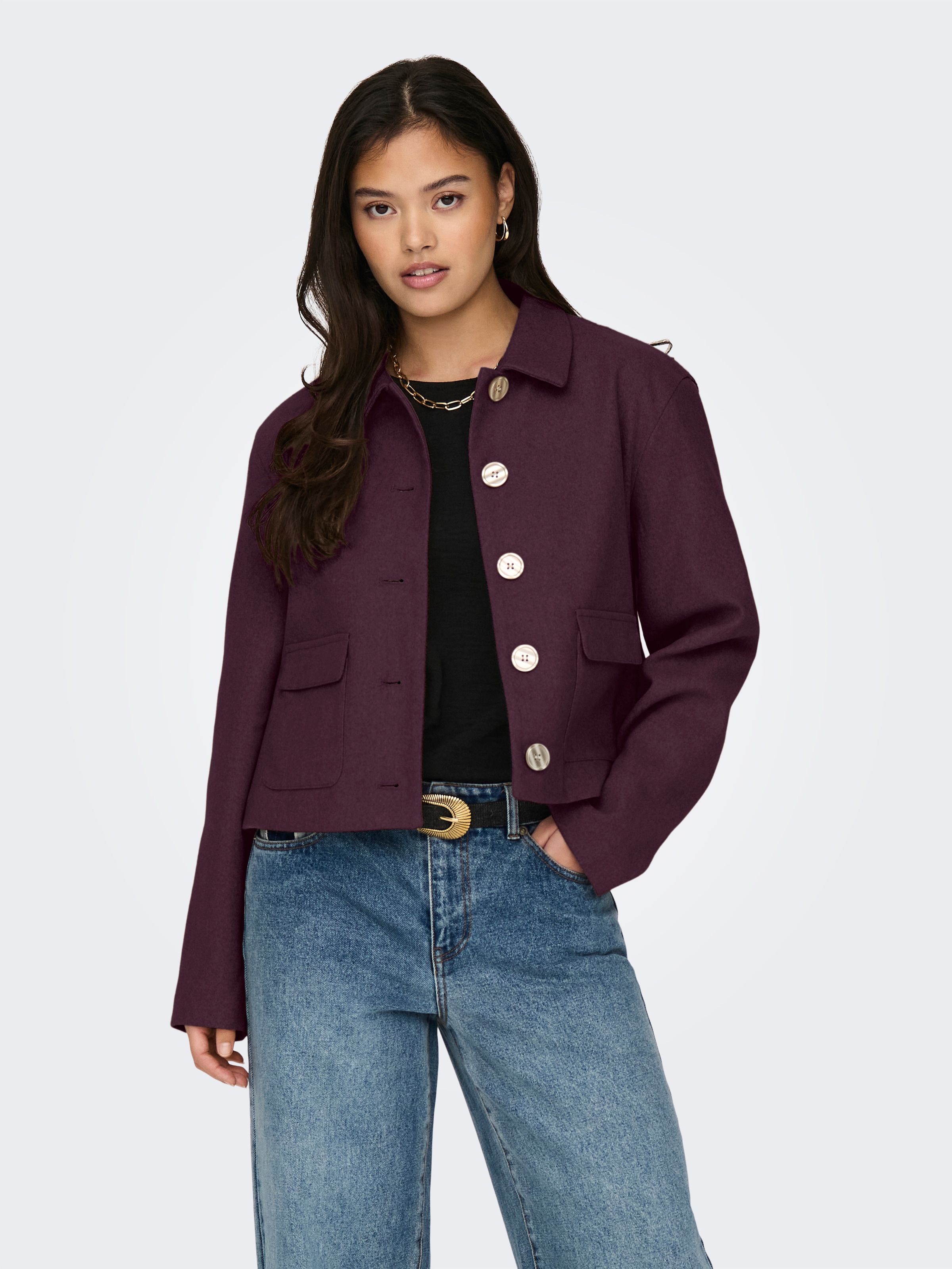 JDY Kurzjacke "JDYCALLIE LIFE SHORT JACKET OTW HAB NOOS" günstig online kaufen