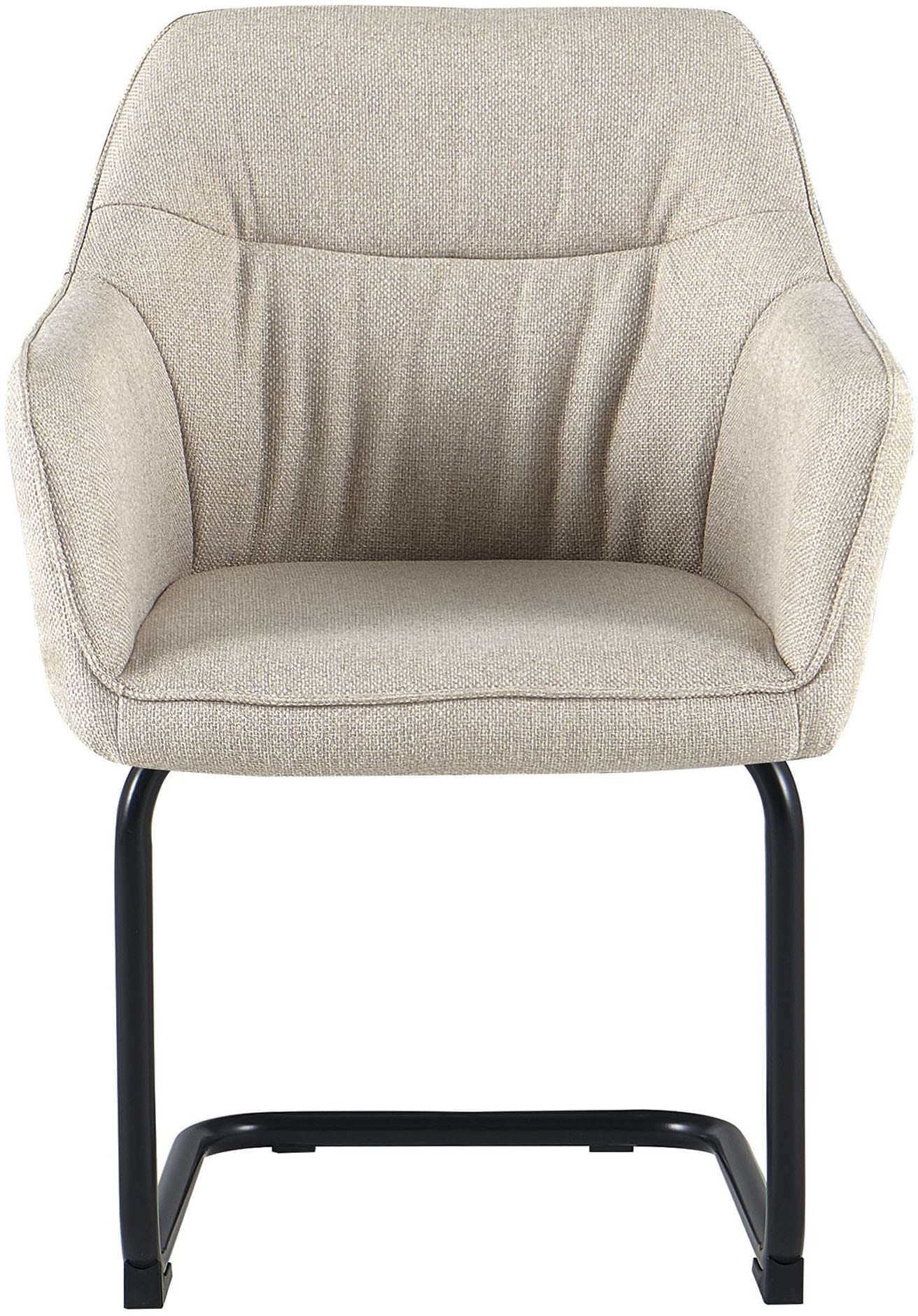 OTTO home Freischwinger »Elba« (Set) 2 Stk.gemütlicher Stuhl / Sessel, 180 Grad drehbar, Auto Return, Webstoff