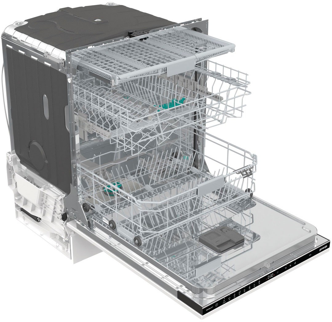 GORENJE vollintegrierbarer Geschirrspüler, GV663C60, 16 Maßgedecke