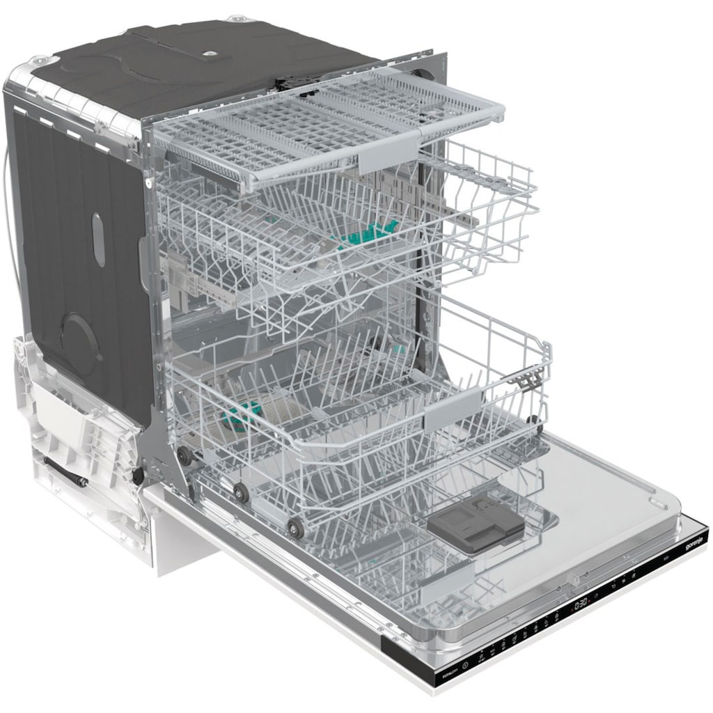 GORENJE vollintegrierbarer Geschirrspüler, GV663C60, 16 Maßgedecke