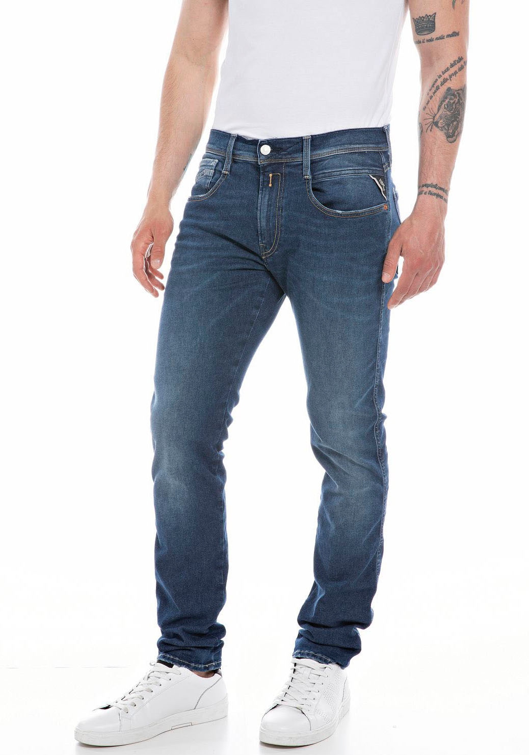 Replay Slim-fit-Jeans "Anbass" günstig online kaufen