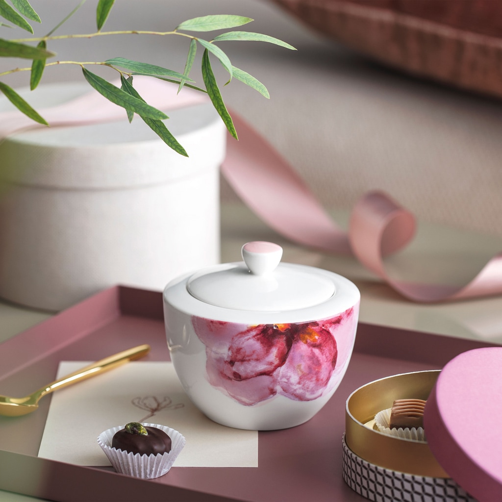 Villeroy & Boch Zuckerstreuer »Zuckerdose Rose Garden 270 ml bunt«