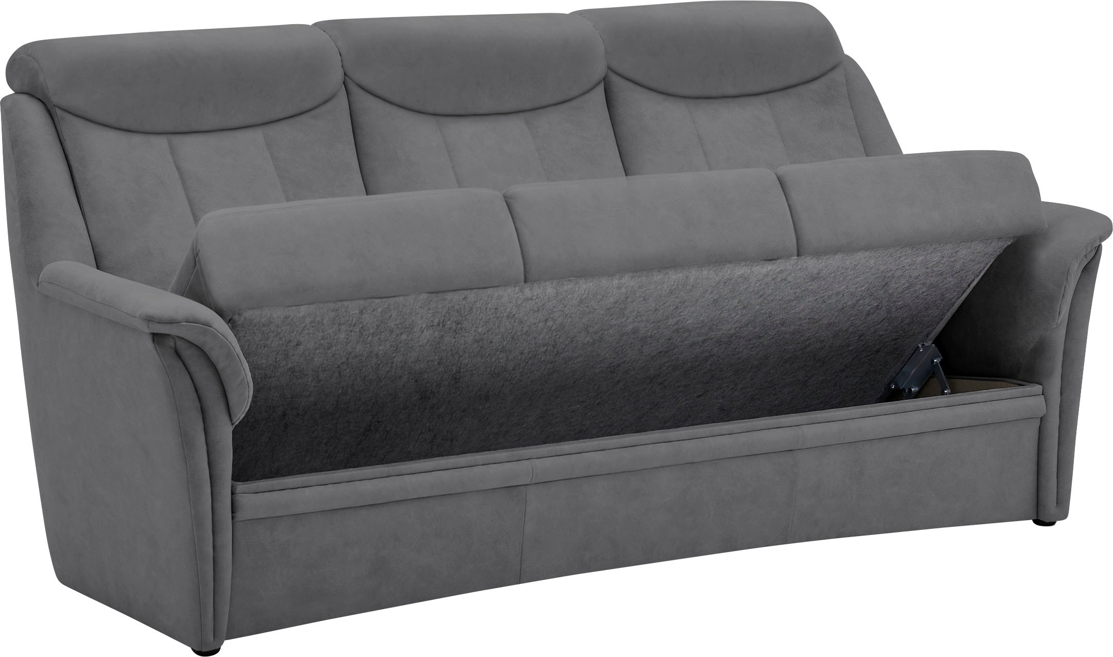 VILLA BECK 3-Sitzer »Lugano«, (1 St.), inklusive Kopfteilverstellung, in Sitzhöhe 46 cm