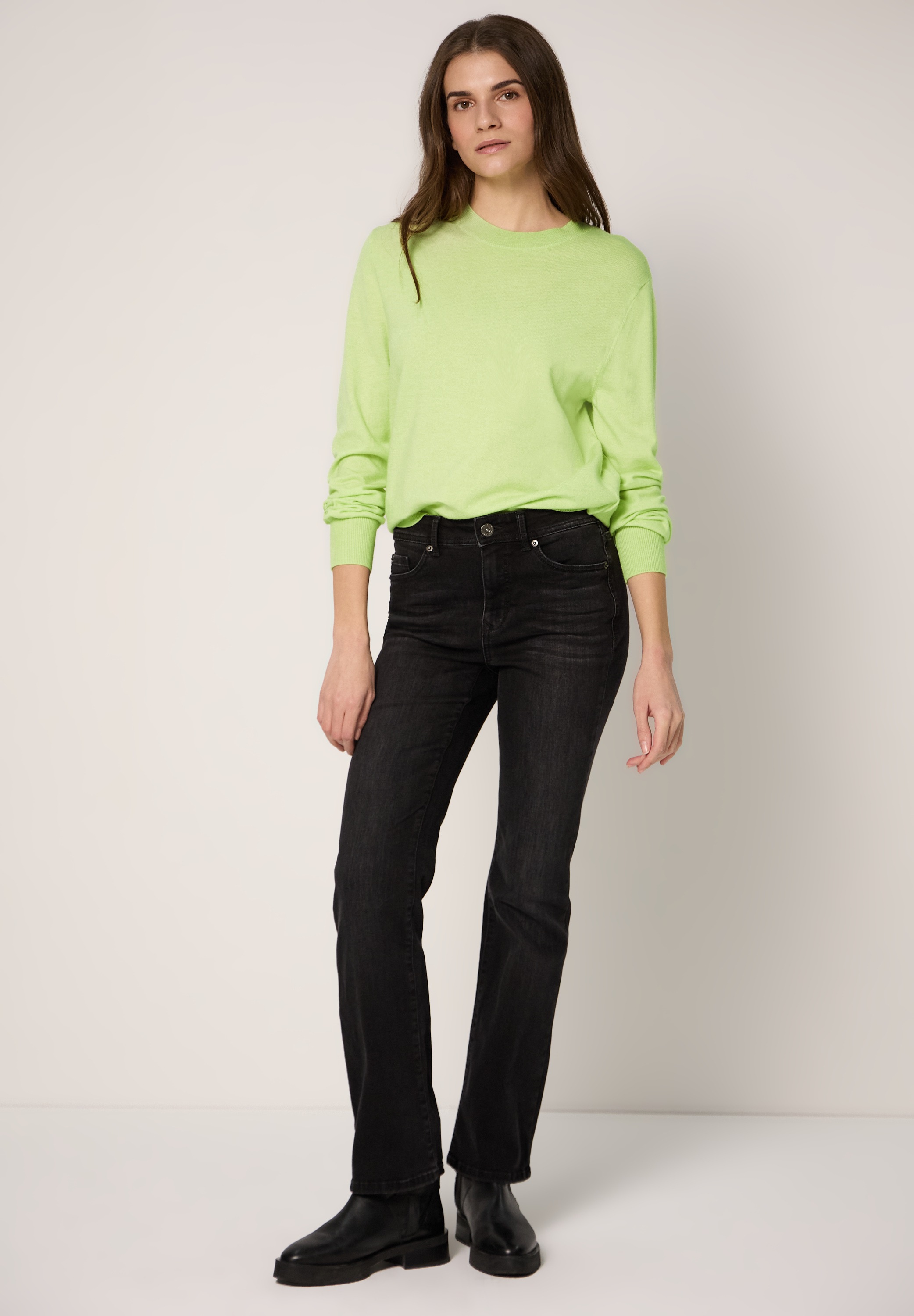 Thumbnail - STREET ONE STUDIO Rundhalspullover mit Rundhalsausschnitt