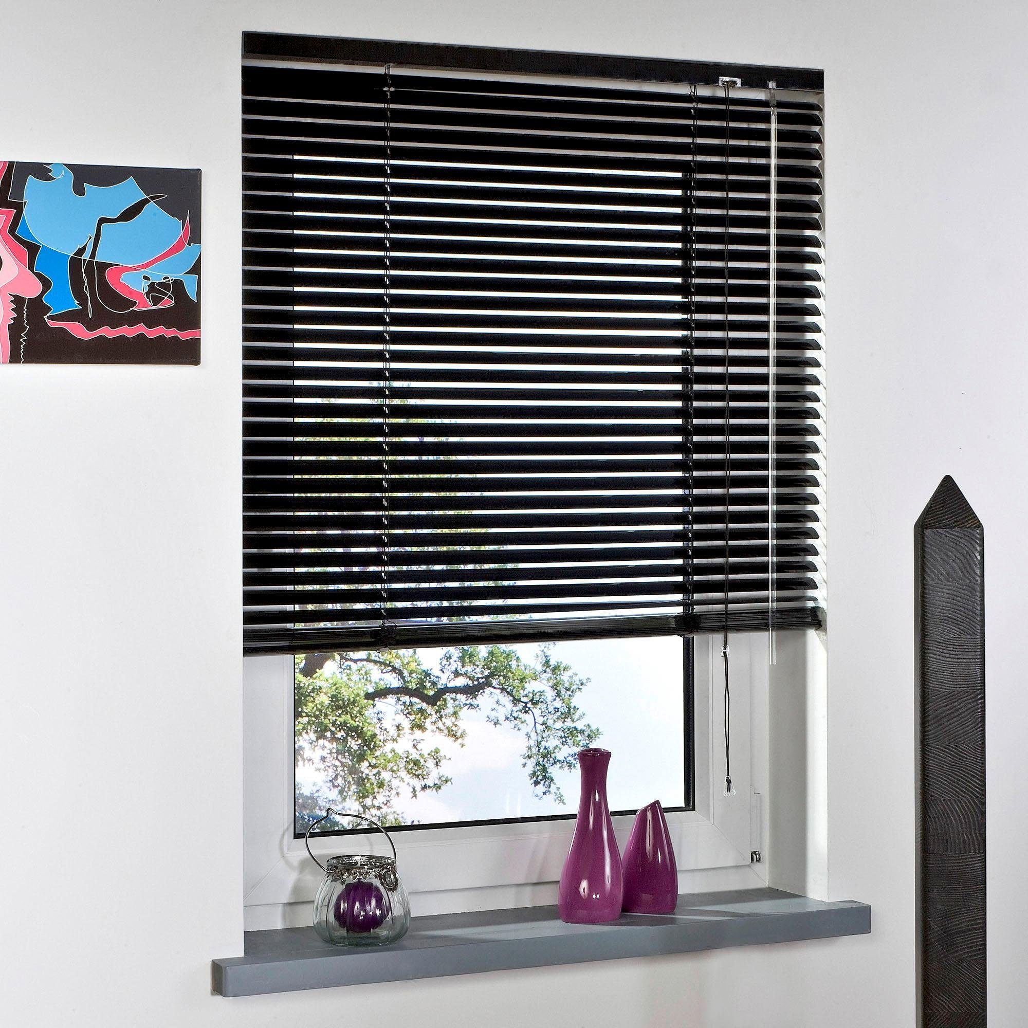 Liedeco Jalousie "Aluminium-Jalousie" mit Bohren freihängend Aluminium günstig online kaufen