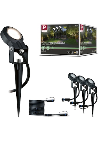 LED Gartenstrahler »Plug & Shine«, 3 flammig-flammig