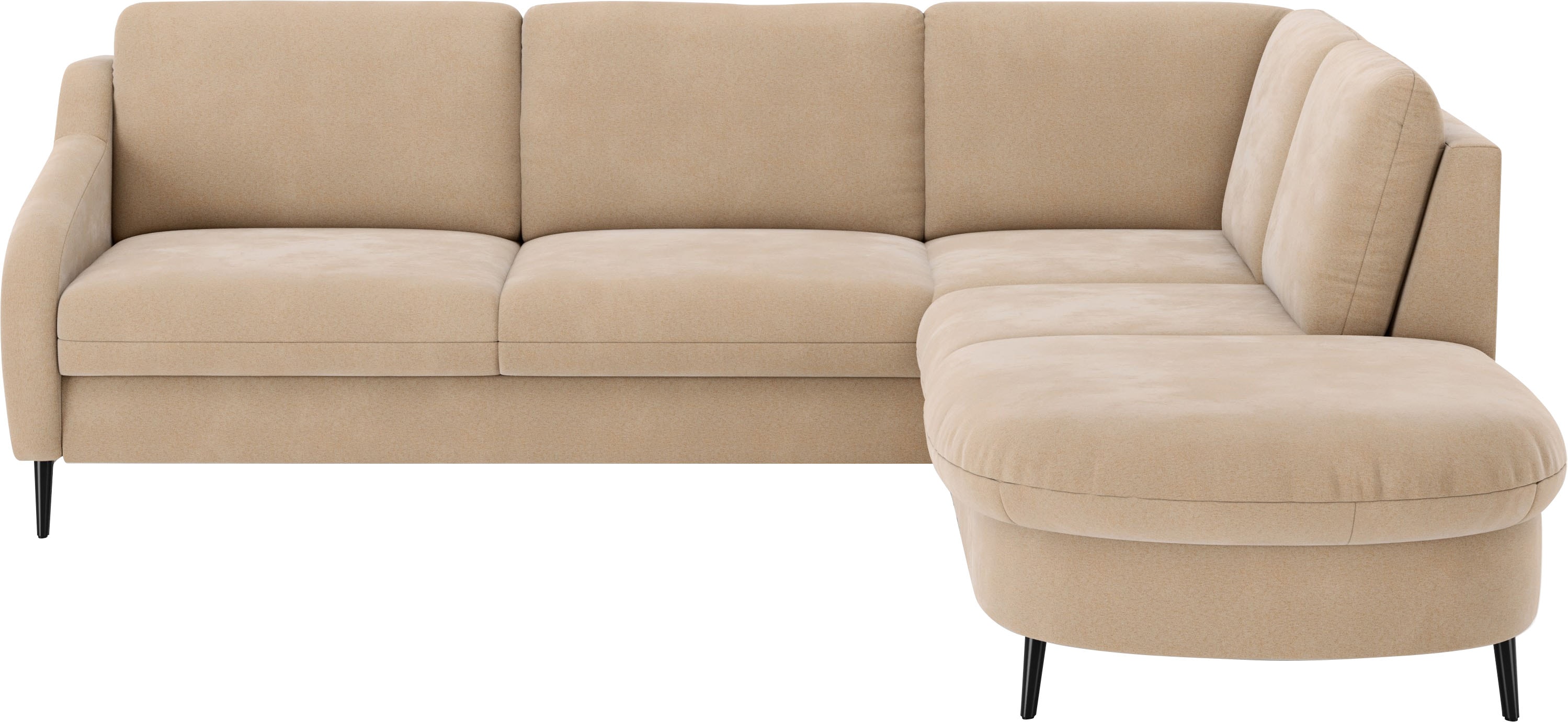 sit&more Ecksofa "Soul L-Form" wahlweise mit Schlaffunktion und Bettkasten oder Schubkasten