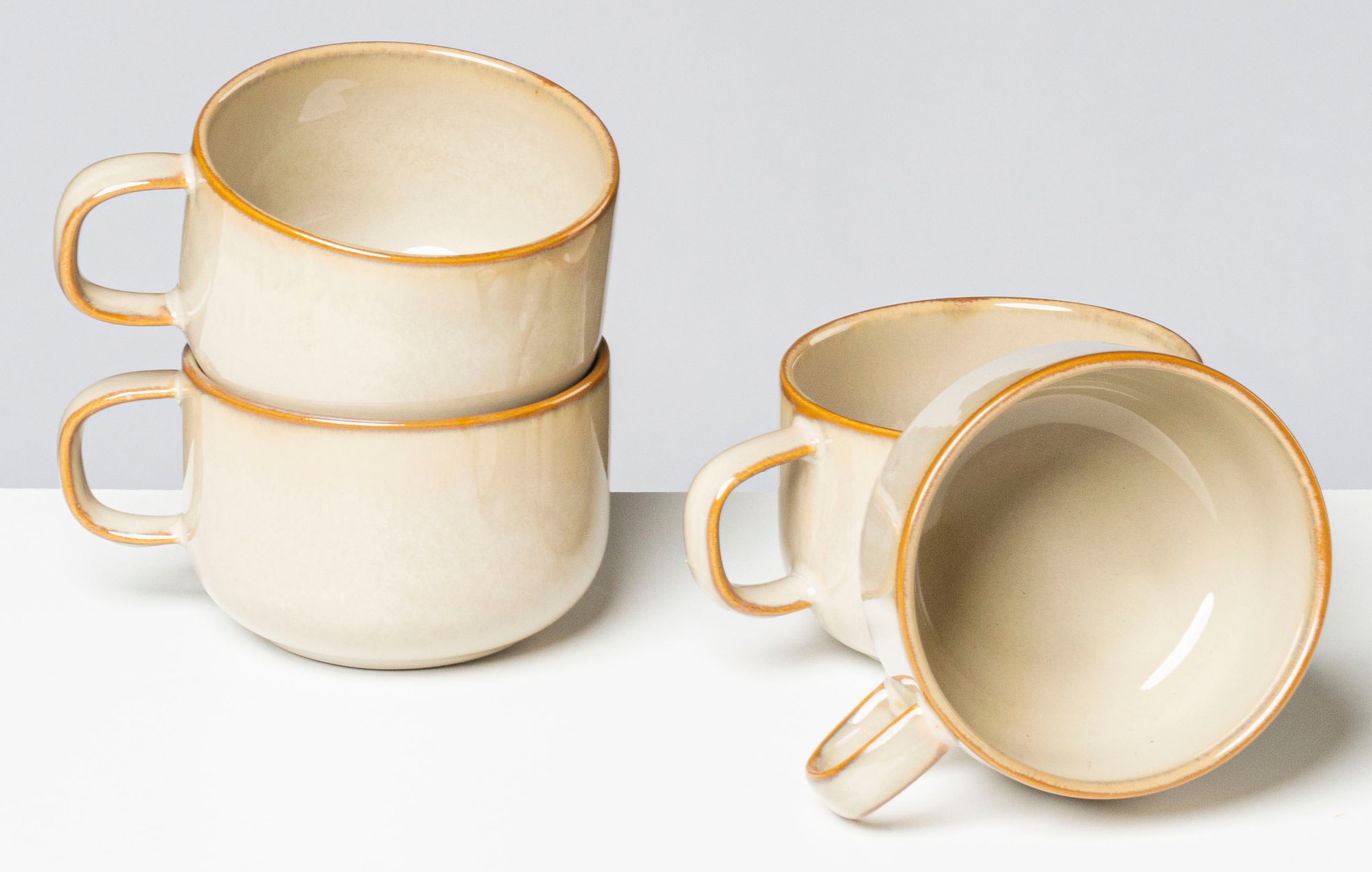 gipfelstück Tasse "Nebelwald" Scandi-Style, Reaktivglasur, jedes Stück ein günstig online kaufen