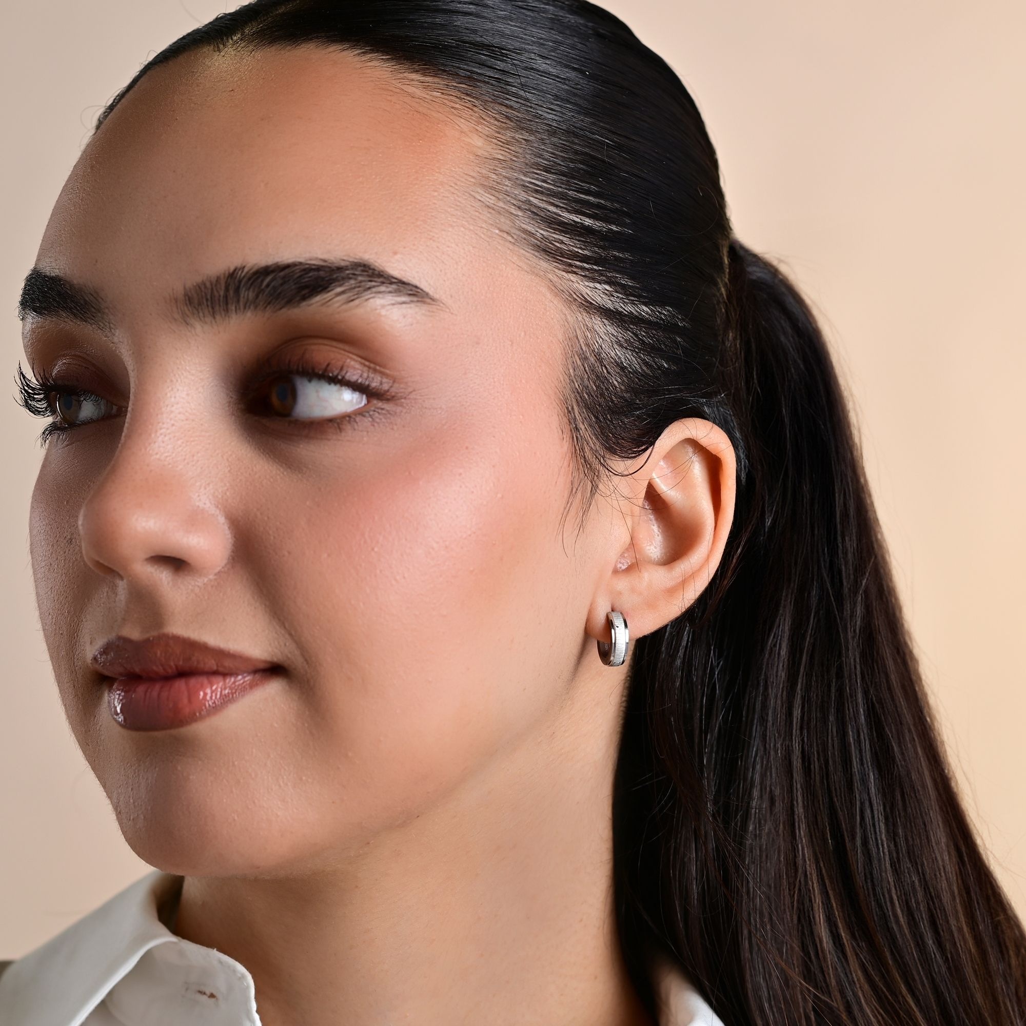 Adelia´s Klappcreolen »Damen Ohrringe – Klappcreole aus Edelstahl« Perfekt als Geschenk zum einfach so