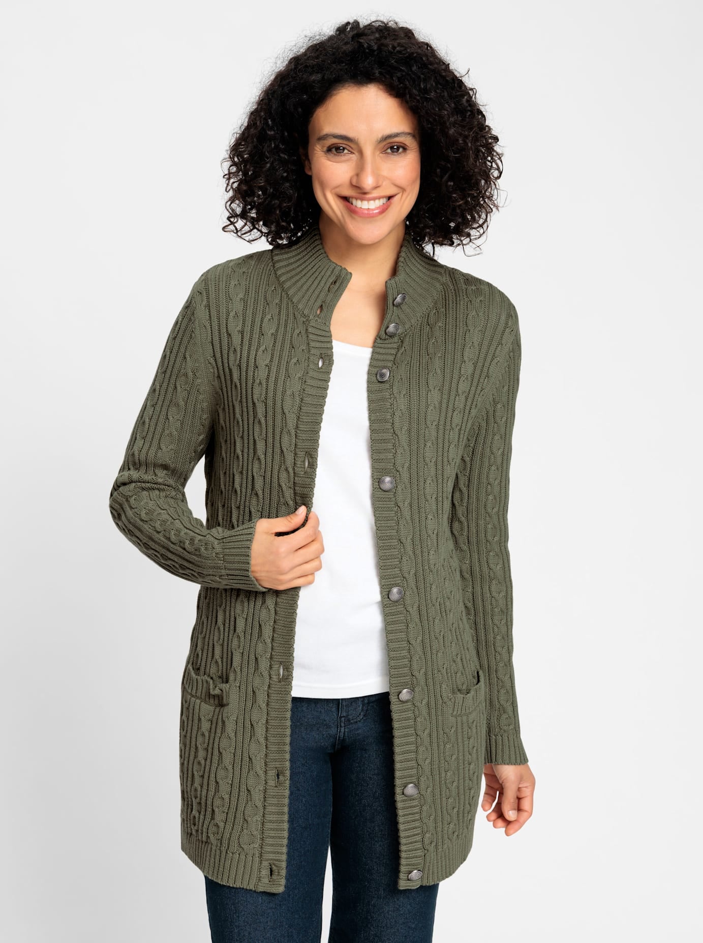 Inspirationen Longstrickjacke günstig online kaufen