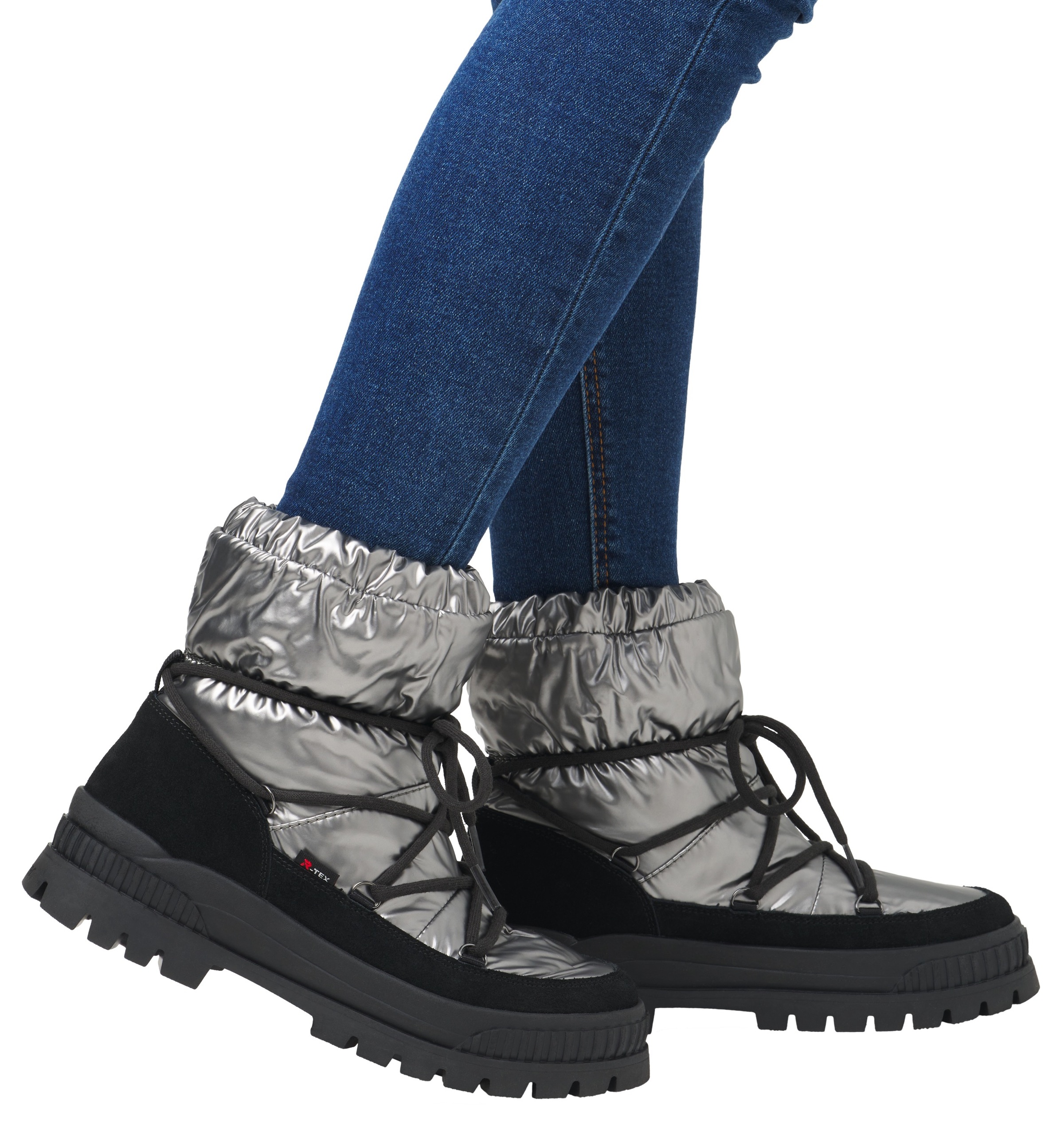 Rieker EVOLUTION Winterboots, Schneeboots, Schnürstiefelette mit wasserabweisender TEX-Membran