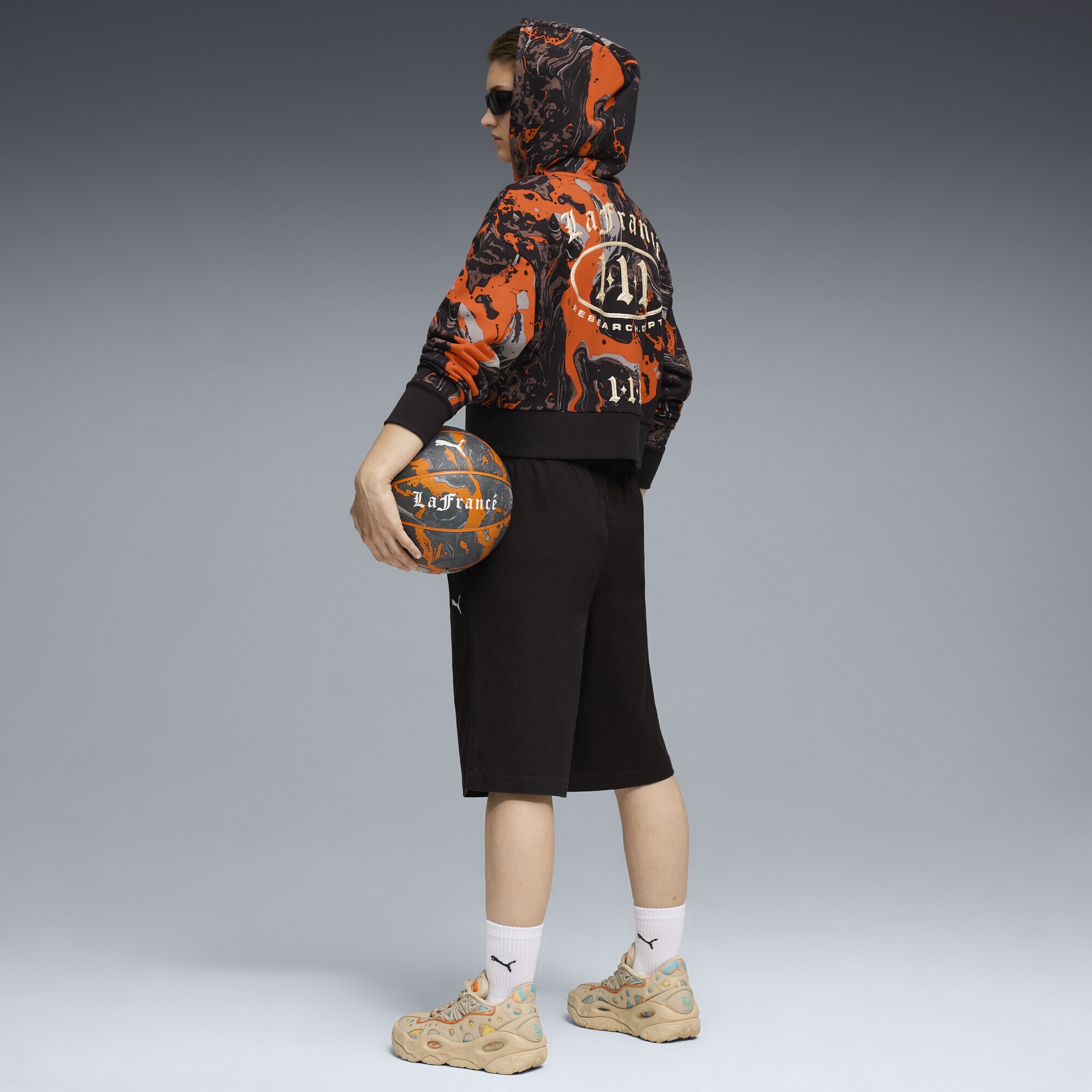 PUMA Hoodie »LAFRANCÉ HEEM Crop Kapuzenjacke Damen«